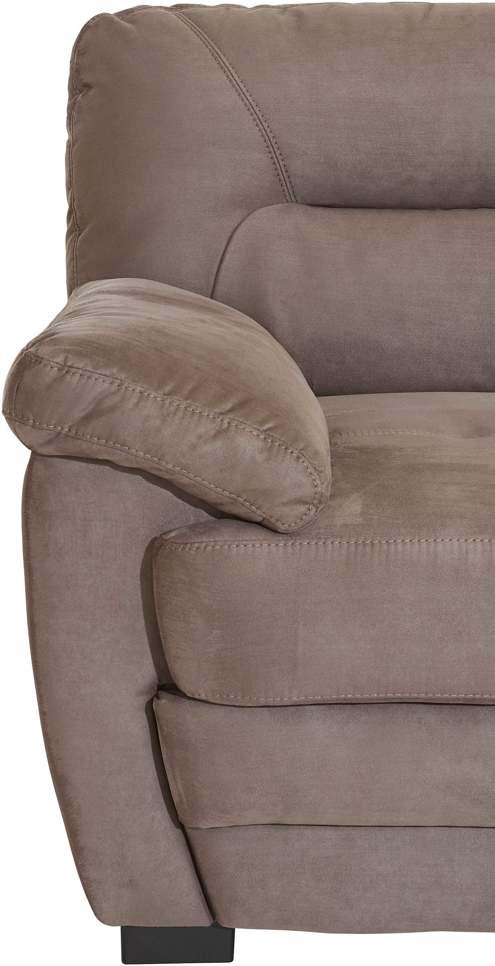 COTTA Polstergarnitur »Royale L-Form«, (Set), Set bestehend aus: Ecksofa & Hocker