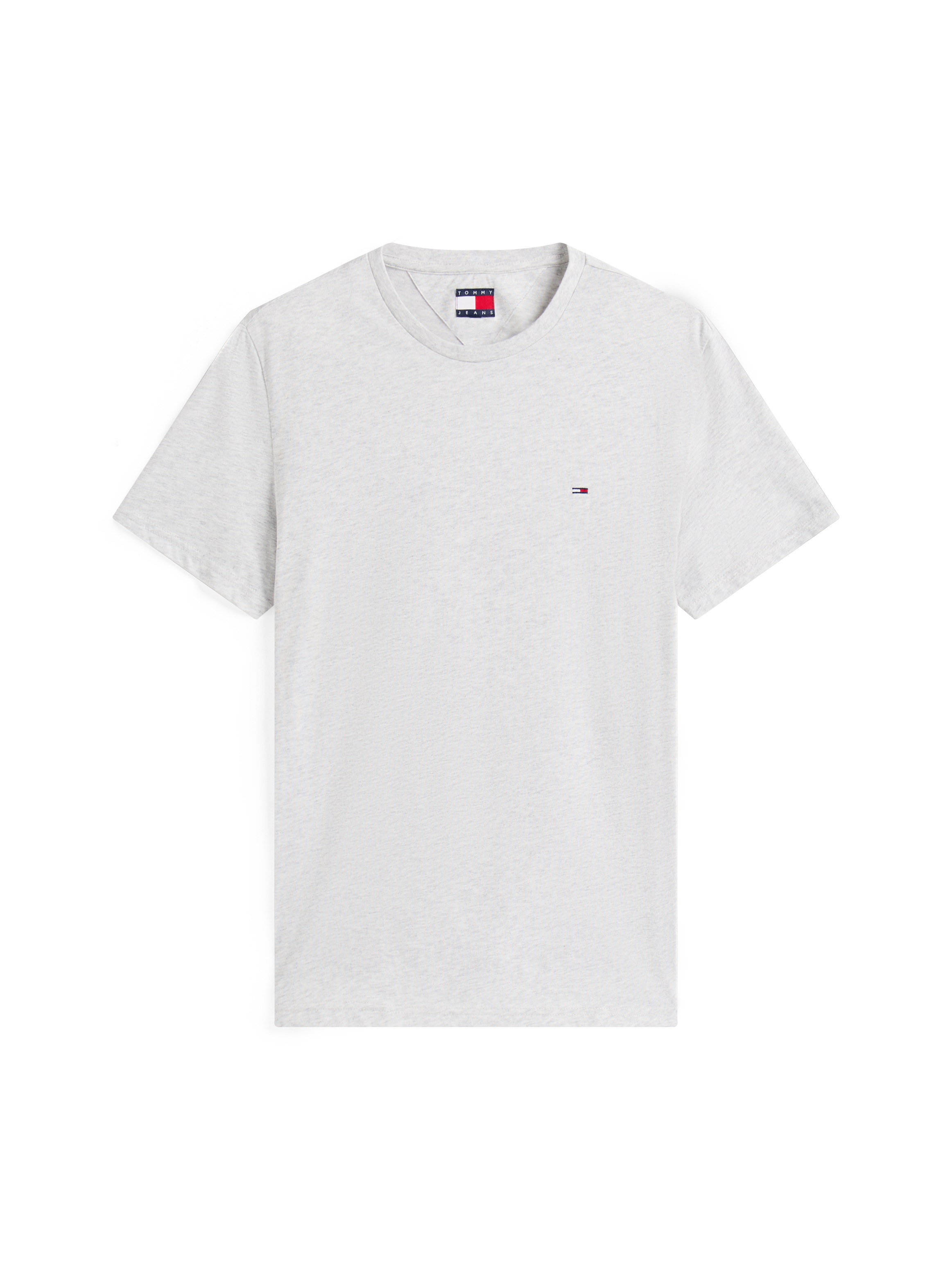 Tommy Jeans T-Shirt »TJM XSLIM JASPE HTR TEE EXT«, Mit Rundhalsausschnitt