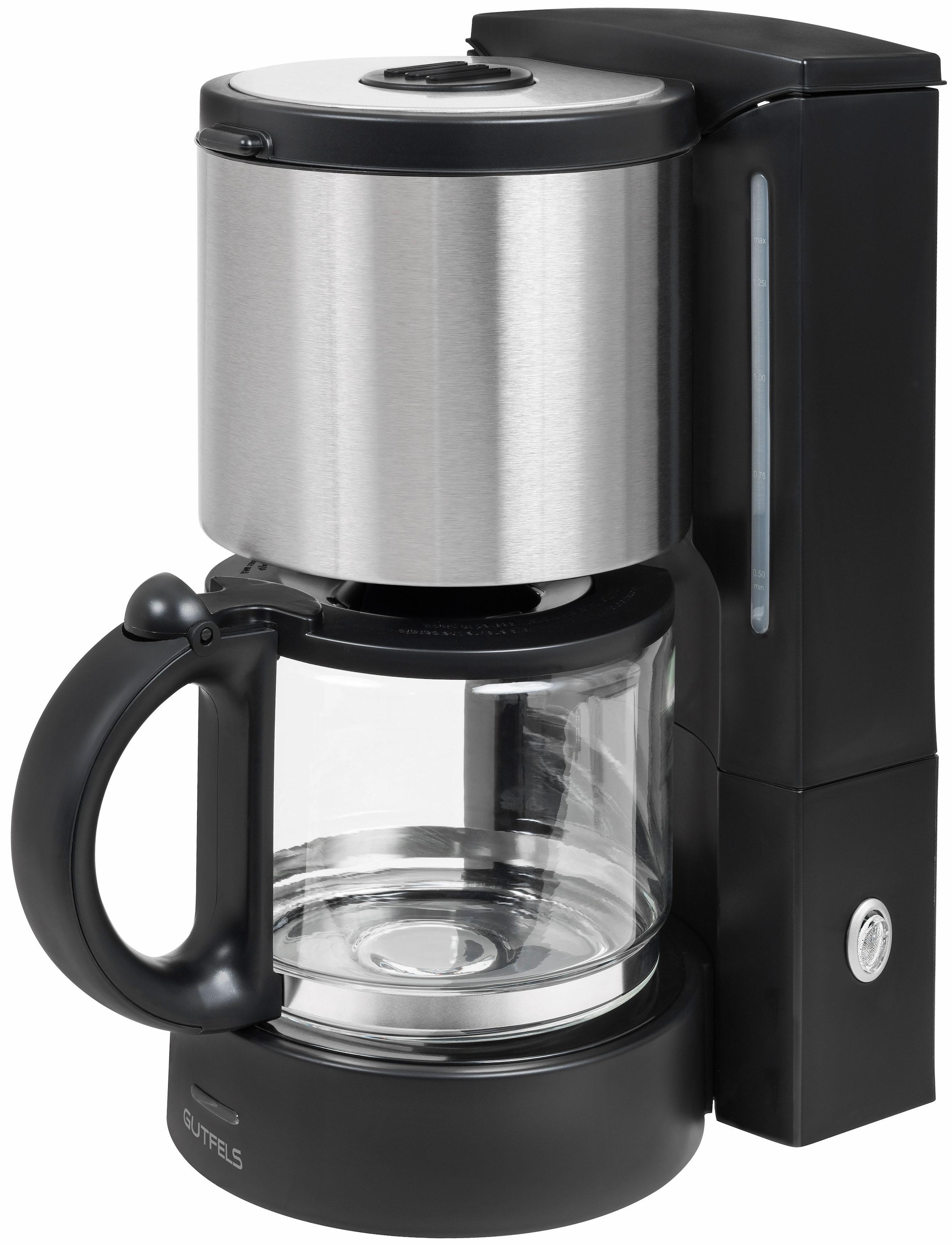 Gutfels Filterkaffeemaschine "KA 8101 swi" 1,25 l Kaffeekanne Papierfilter günstig online kaufen
