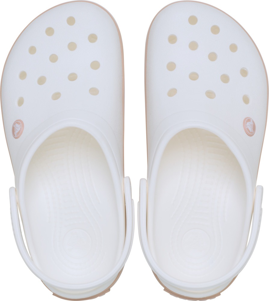 Crocs Clog »Crocband Clog«, Sommerschuh, Schlappen, Hausschuh mit zweifarbiger Laufsohle