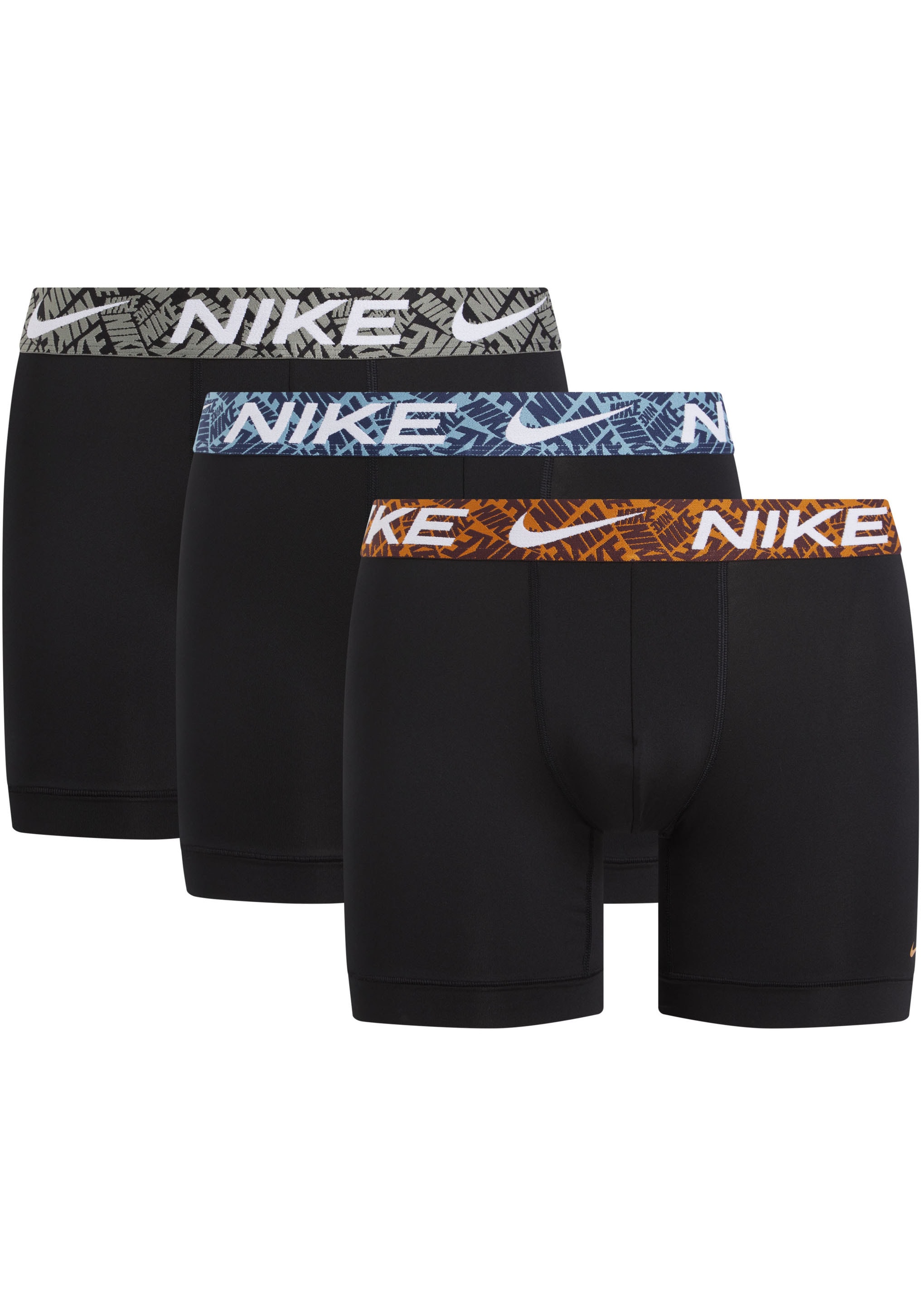 NIKE Underwear Boxer "BOXER BRIEF 3PK", (Packung, 3 St., 3er), mit NIKE Logo-Elastikbund