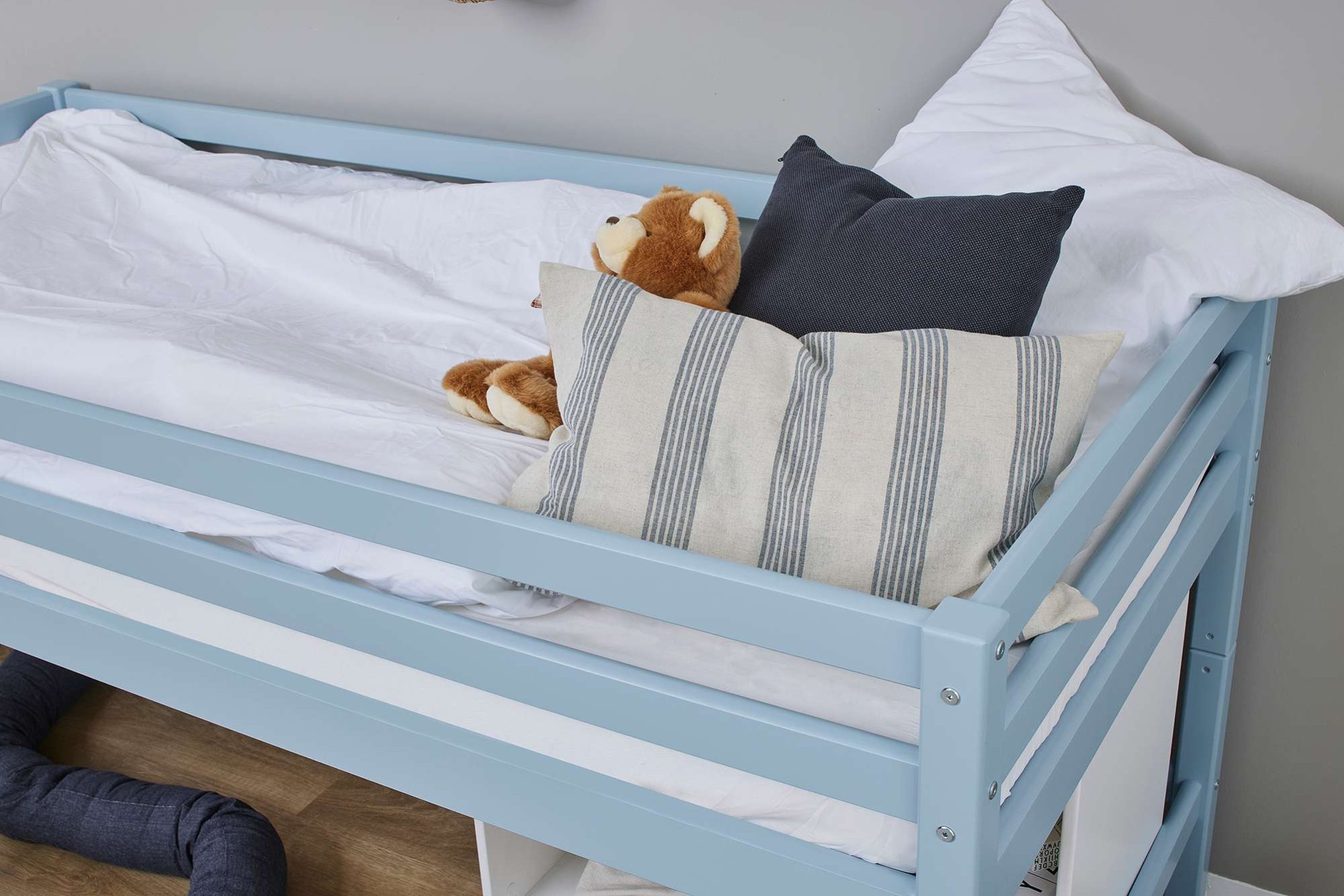 Hoppekids Hochbett »ECO Dream MY COLOR«, 90x200, umbaubar in Einzelbett