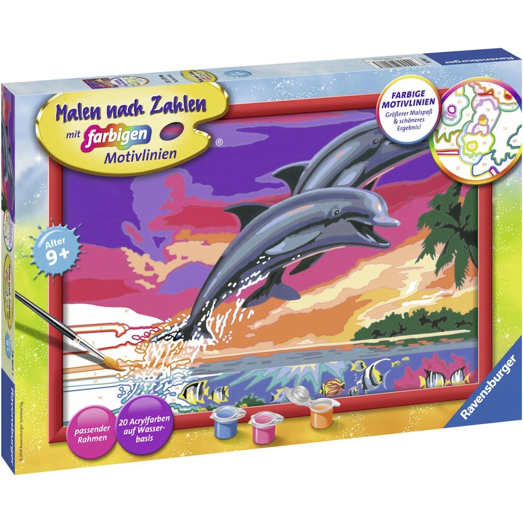 Ravensburger Malen nach Zahlen »Welt der Delfine«