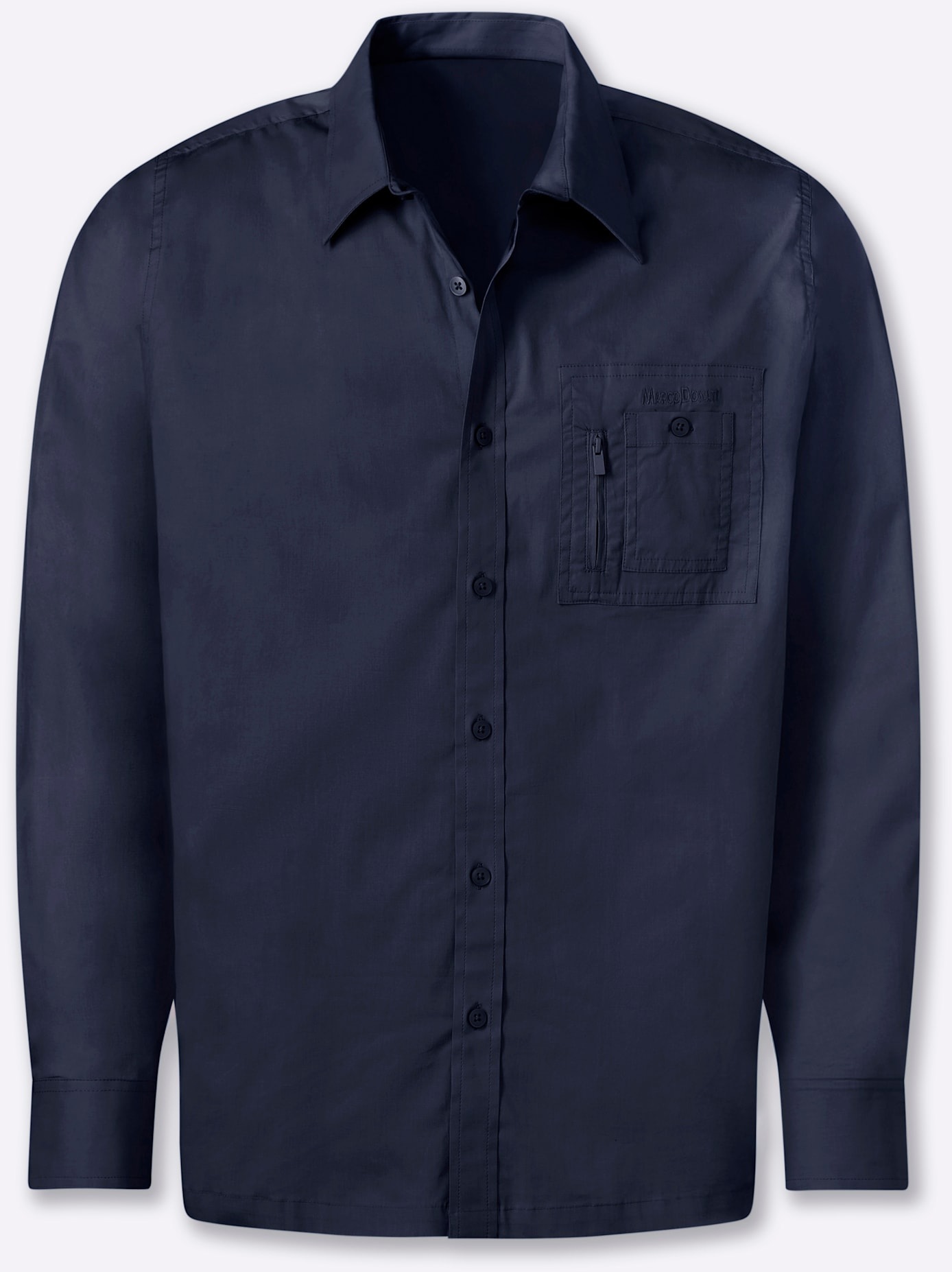 Marco Donati Long Sleeve Shirt Men's Navy 39/40 2