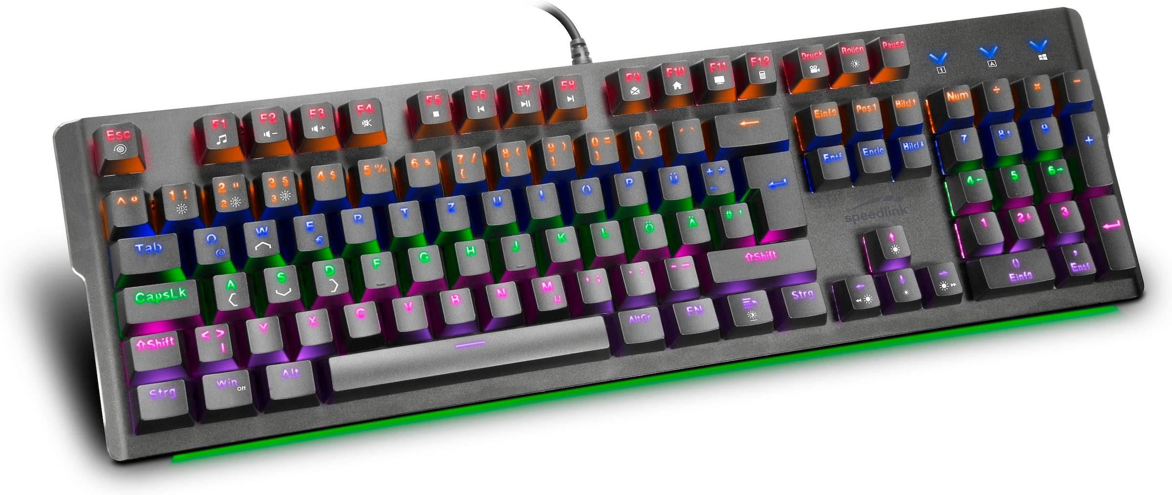 Speedlink Gaming-Tastatur »VELA LED mechanisch«, (USB-Anschluss), mechanisch