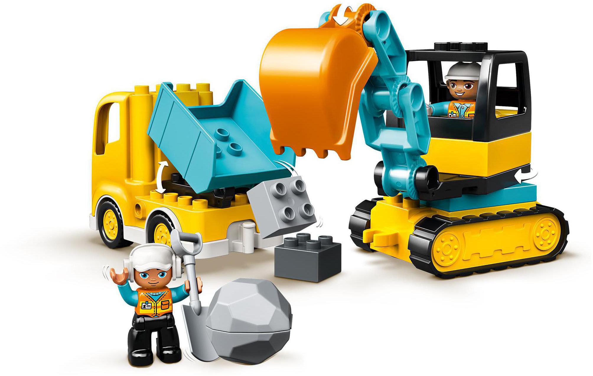 LEGO® Konstruktionsspielsteine »Bagger BAUR Laster St.) Town«, (20 (10931), | DUPLO® und LEGO®