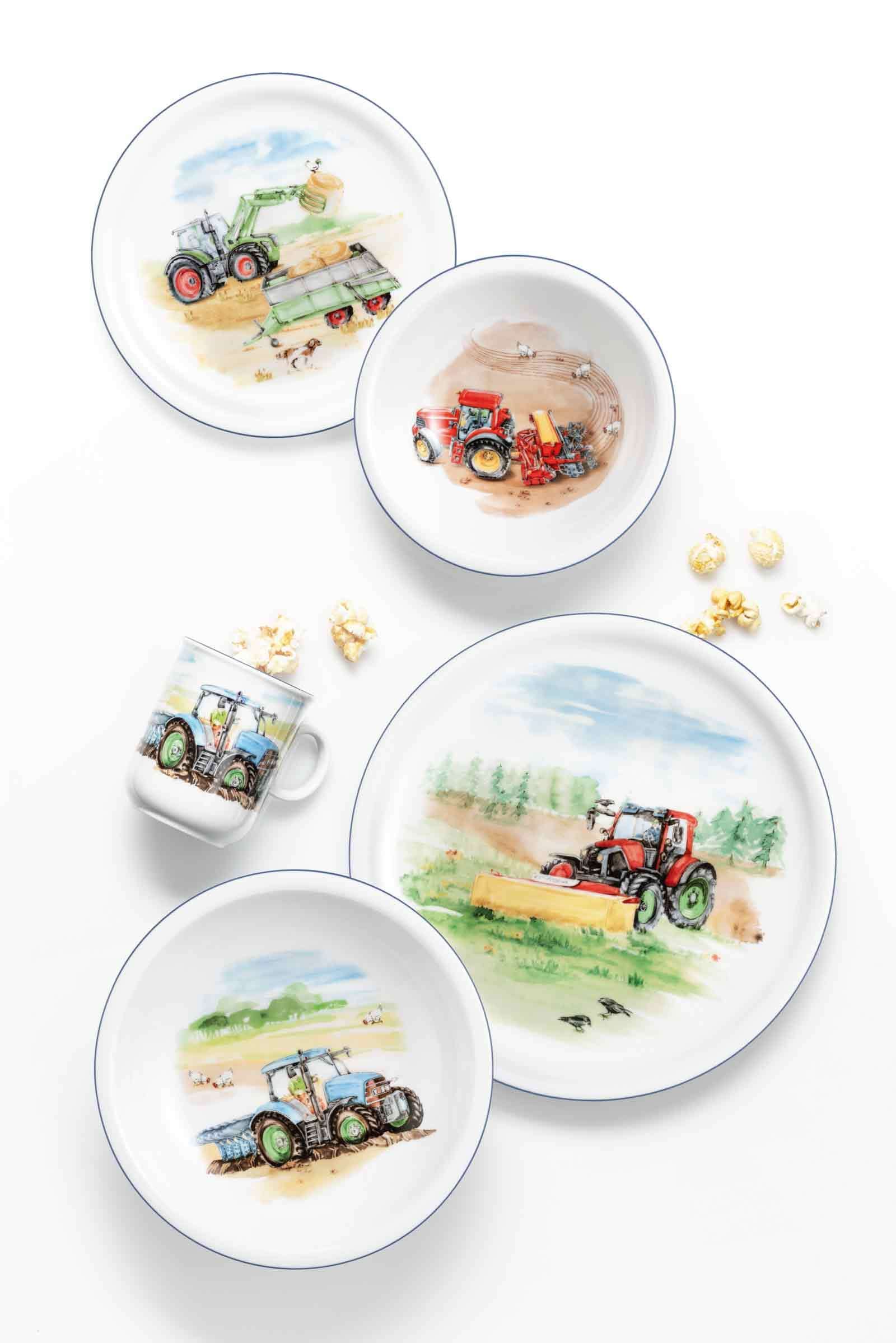 Seltmann Weiden Kindergeschirr-Set »Kindergeschirr Set Compact Mein Traktor bunt«