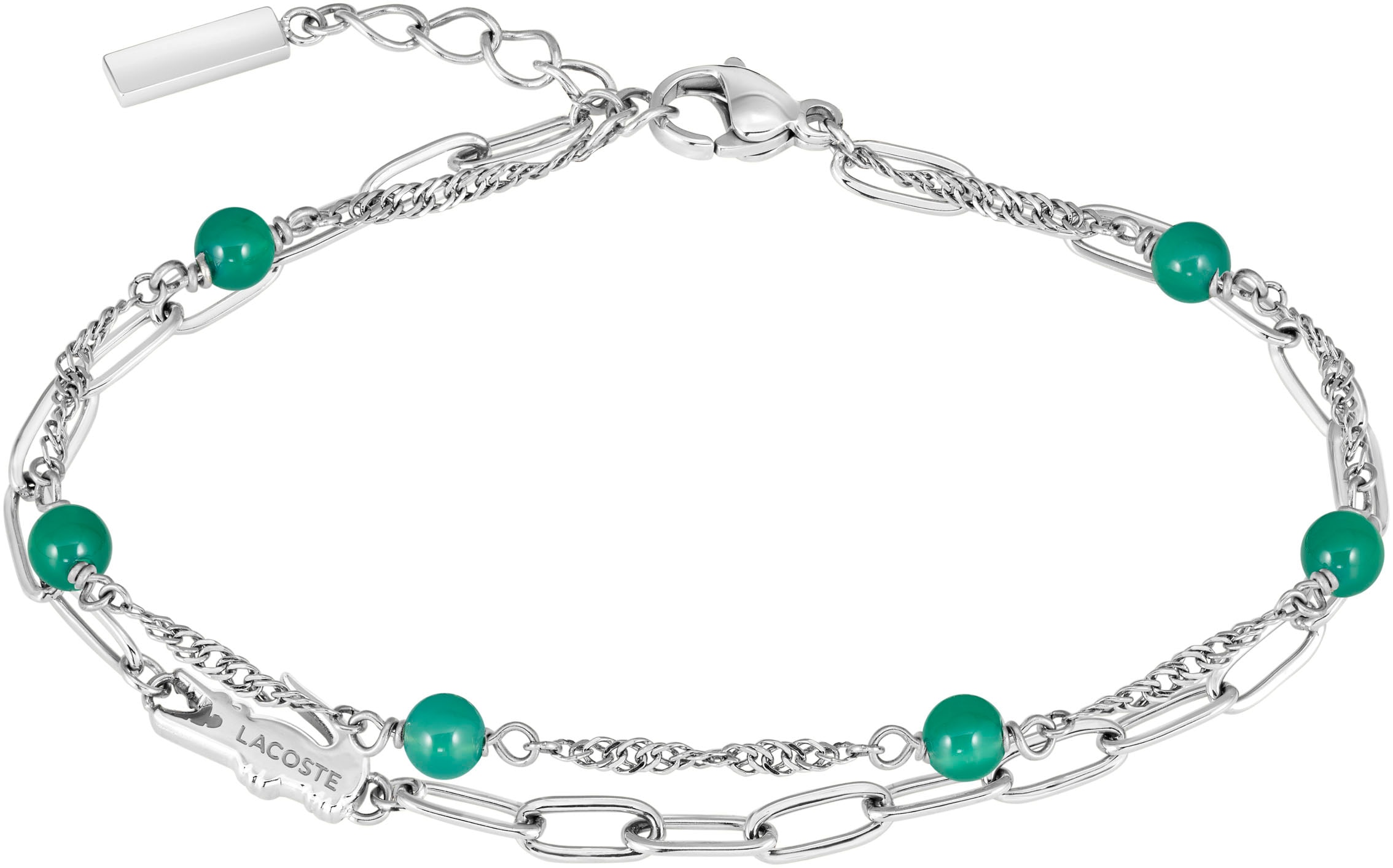 Lacoste Gliederarmband »DEVA, 2040457, 2040458«, mit Agate oder Onyx