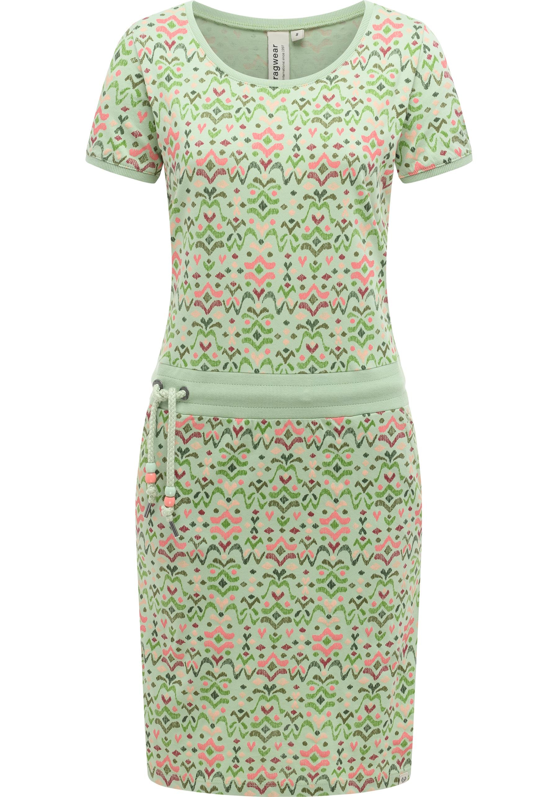 Ragwear Minikleid "Baomi Print YOUMODO" Außentaschen  Eingrifftaschen Gemus günstig online kaufen
