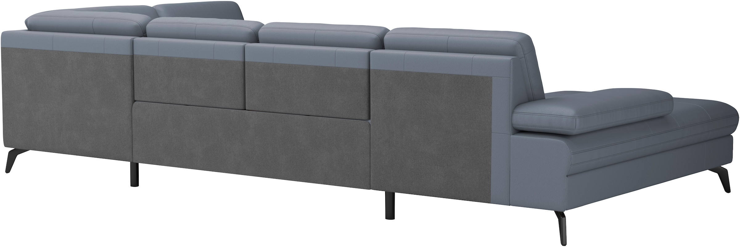 sit&more Wohnlandschaft »Morris U-Form, inkl. Sitztiefenverstellung«, wahlweise mit Armteilverstellung, Bettfunktion & Bettkasten