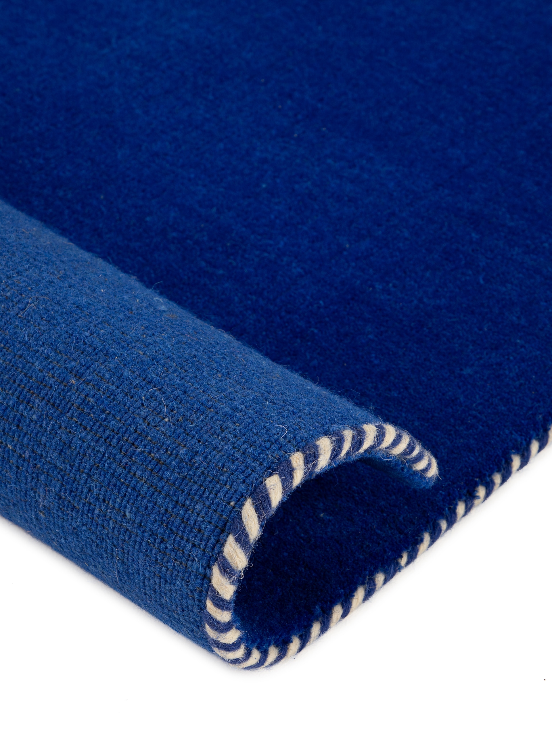 carpetfine Wollteppich »Gabbeh Lola Uni«, rechteckig, 14 mm Höhe, mit natürlichem Pflanzenmaterial von Hand gewebt, auch in Rund