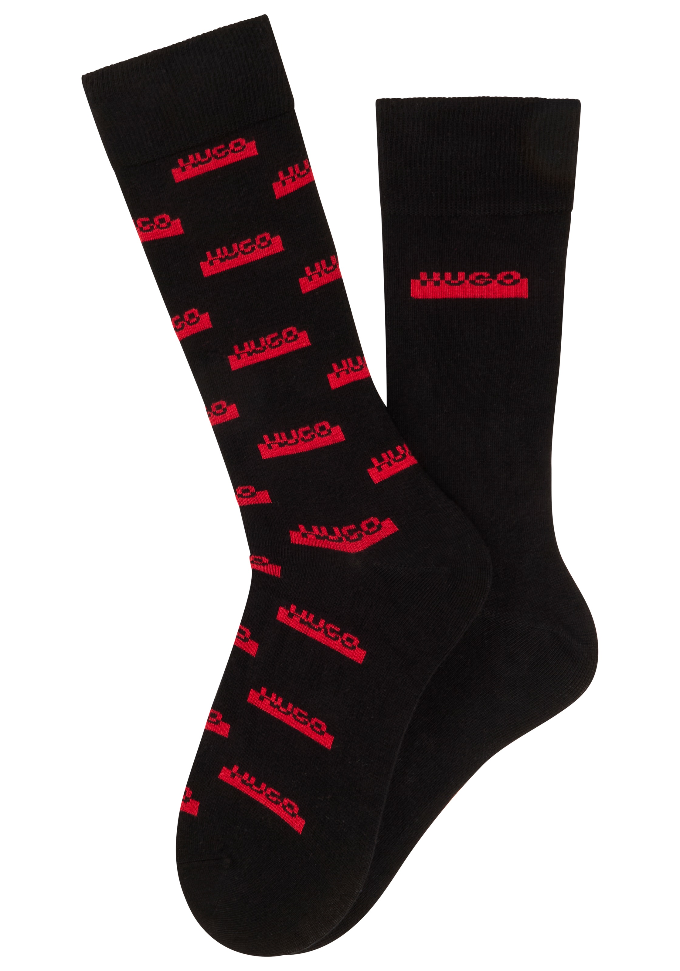 HUGO Underwear Socken 2 Paar tlg. mit elastischem Bund, Baumwollmischung, L günstig online kaufen