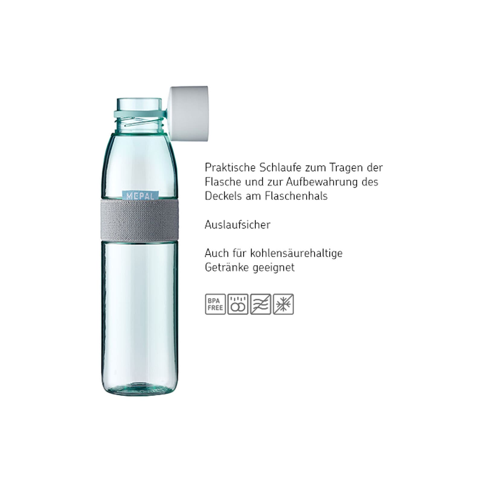 Mepal Trinkflasche »Trinkflasche ELLIPSE 500 ml«