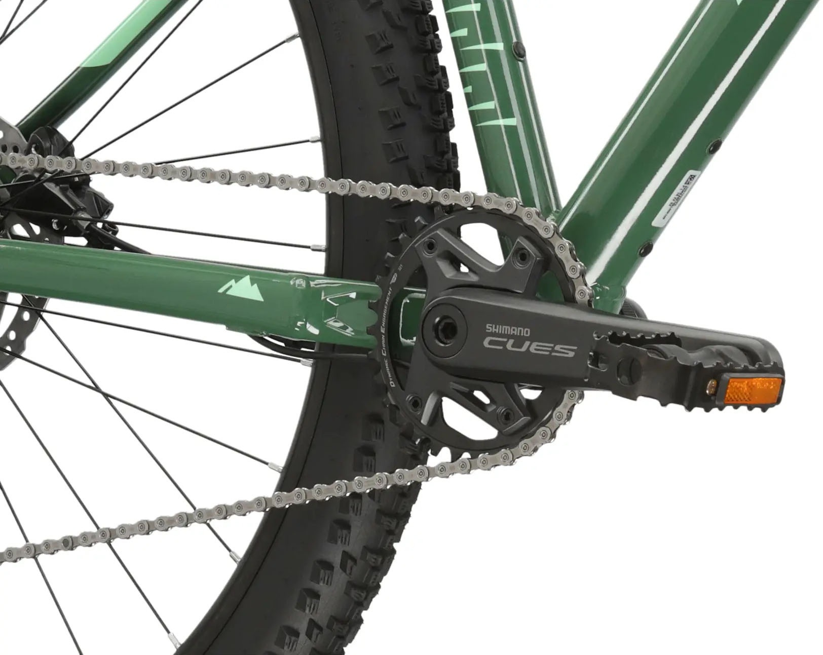 Kross Mountainbike »KROSS Mountainbike Hardtail Level 5.0 grün 11 Gänge«, 11 Gang, Shimano, CUES U6000 Schaltwerk, Kettenschaltung