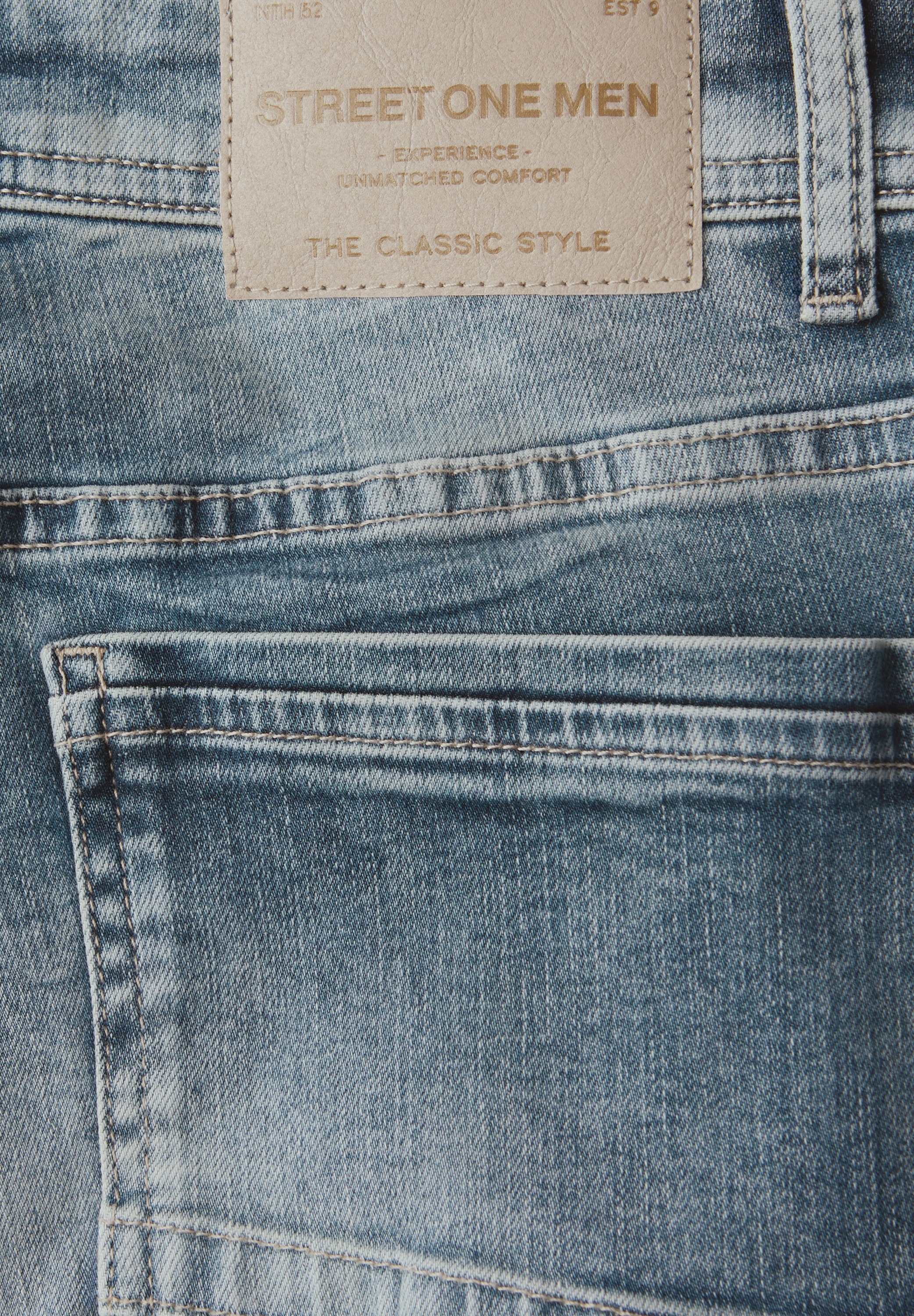 STREET ONE MEN Slim-fit-Jeans Middle Waist