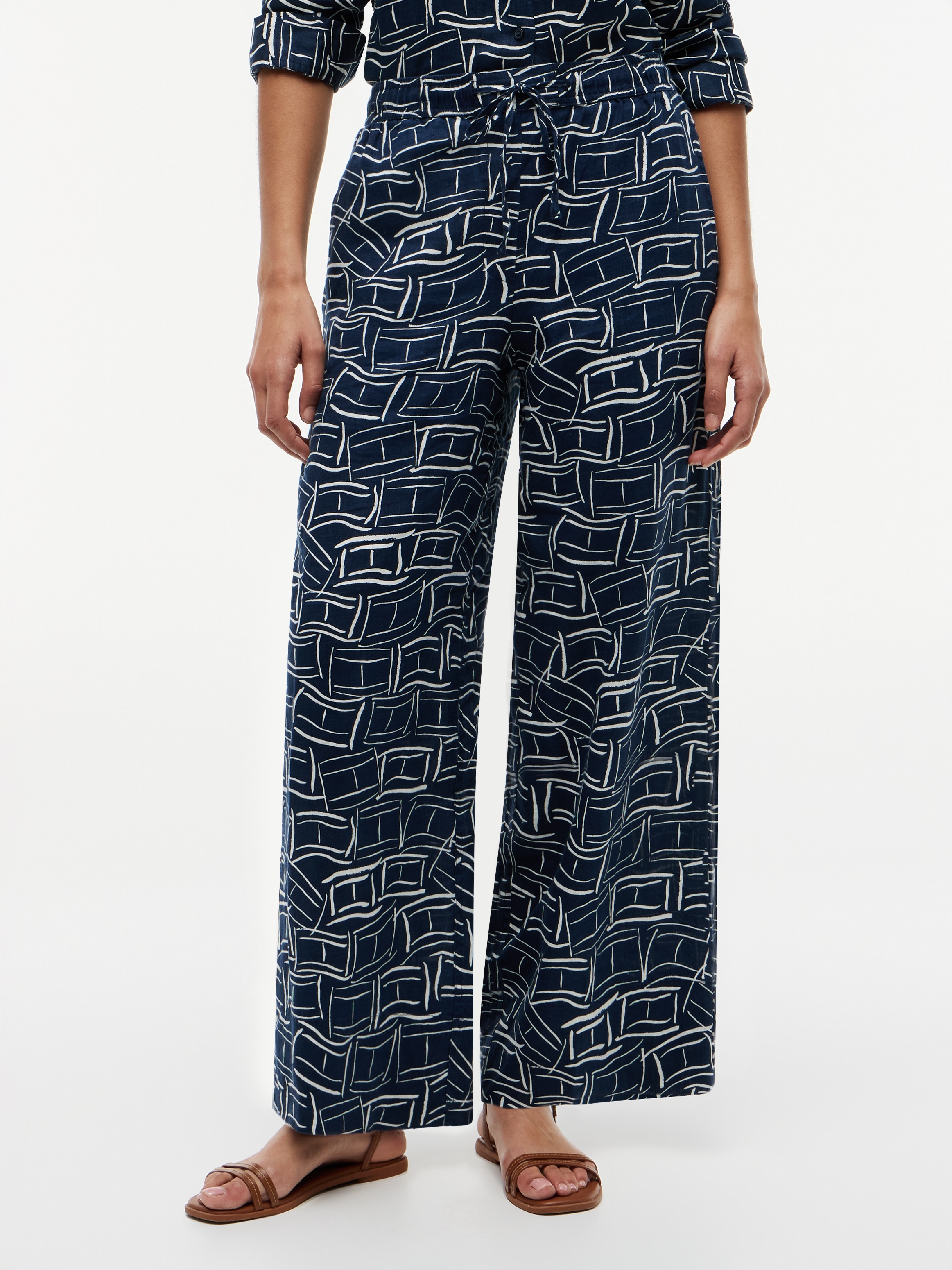 Tommy Hilfiger Leinenhose "ESS LINEN PULL ON PANTS" in lockerer Passform, E günstig online kaufen