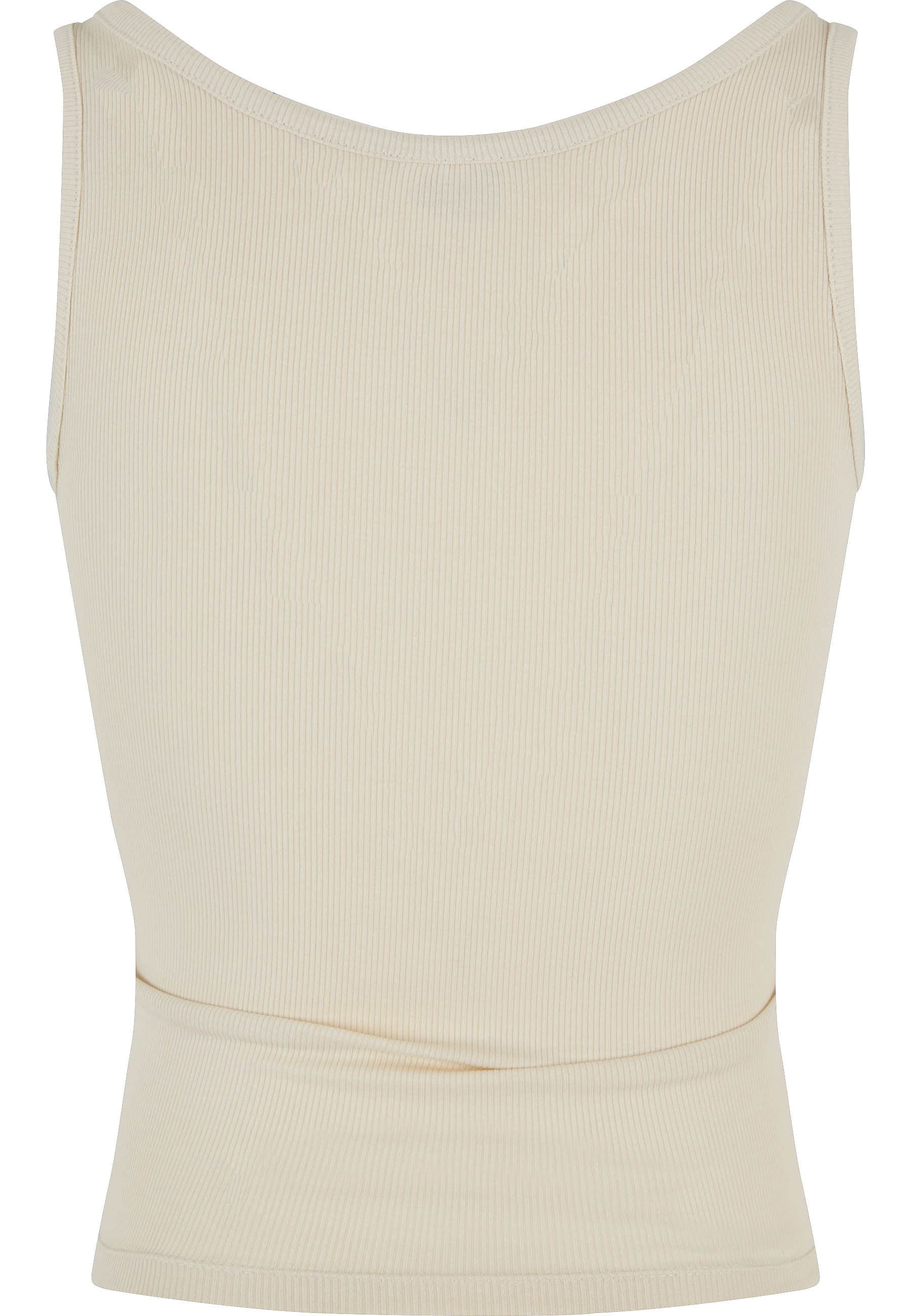 URBAN CLASSICS Tanktop »Urban Classics Ladies Organic Basic Rib Top 2-Pack«