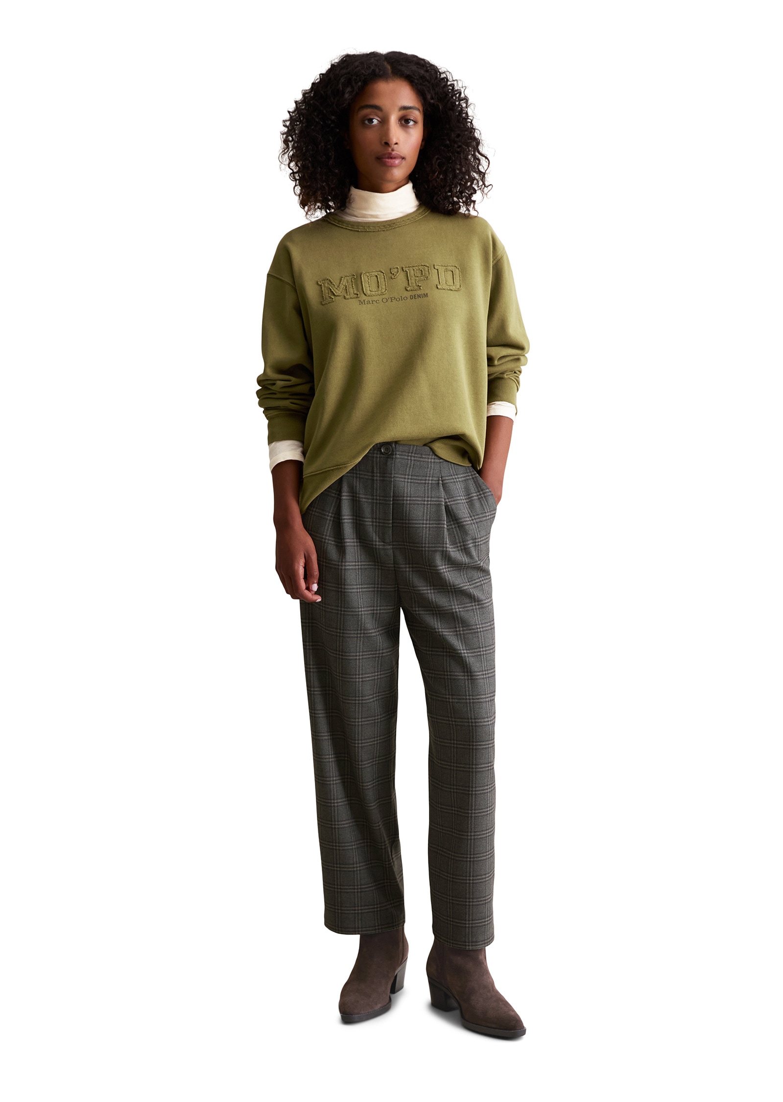 Marc O'Polo DENIM Sweatshirt »aus gewaschener Bio-Baumwolle«