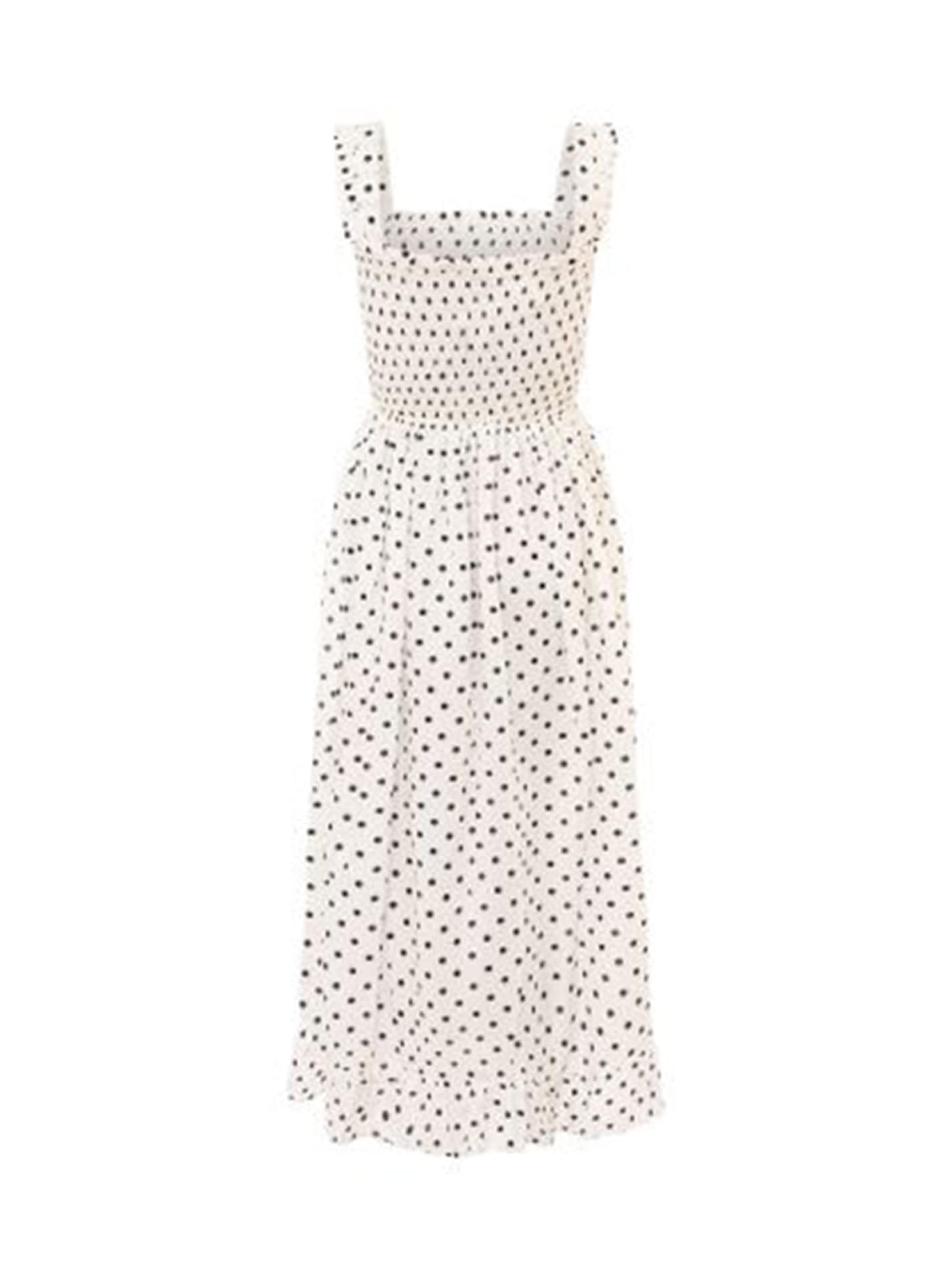 Zwillingsherz Maxikleid »"Classic Dots"« Ohne Taschen knöchellang, breite Träger, mit Punkten, elastisches Oberteil