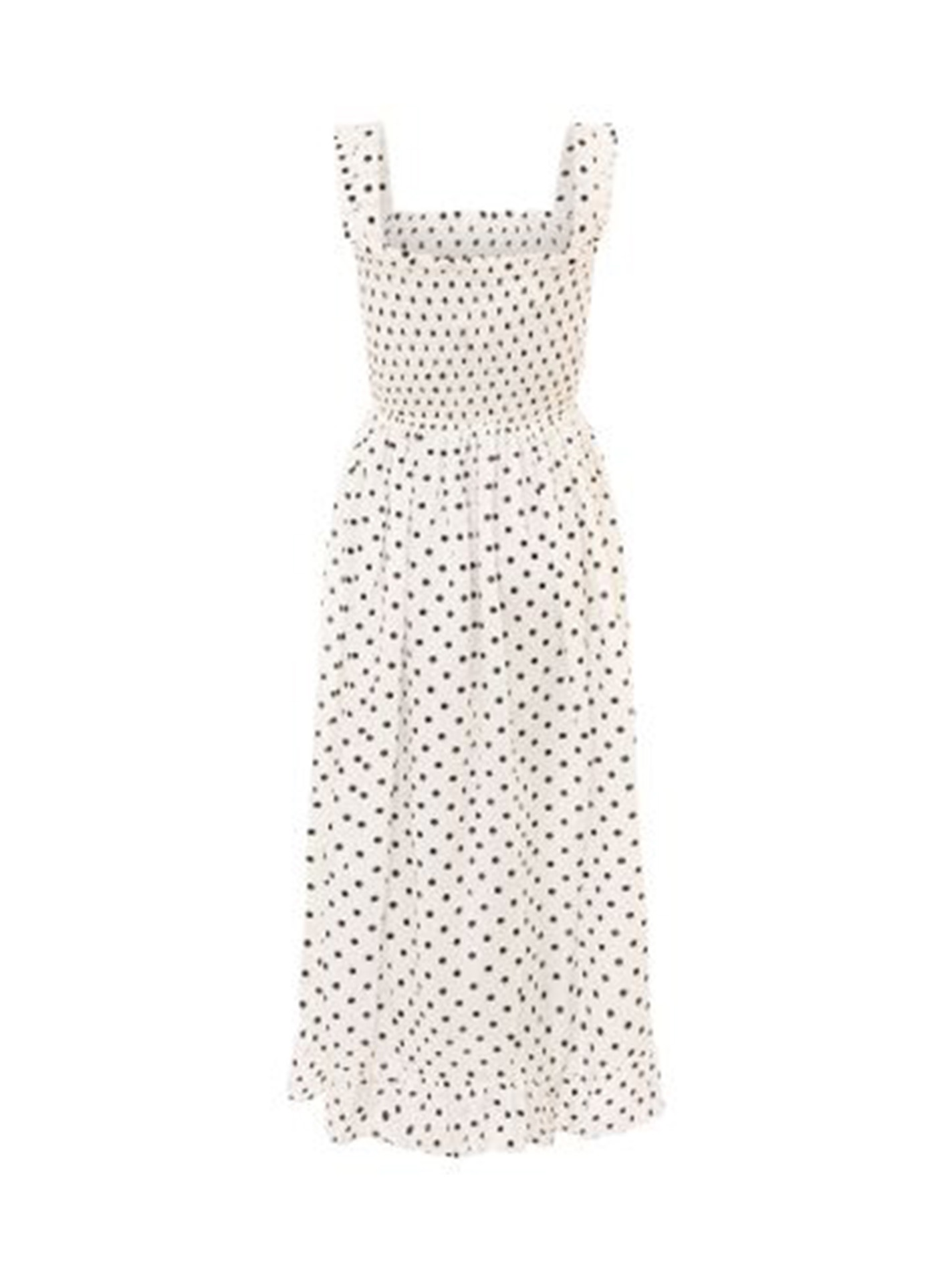 Zwillingsherz Maxikleid ""Classic Dots"" knöchellang, breite Träger, mit Pu günstig online kaufen