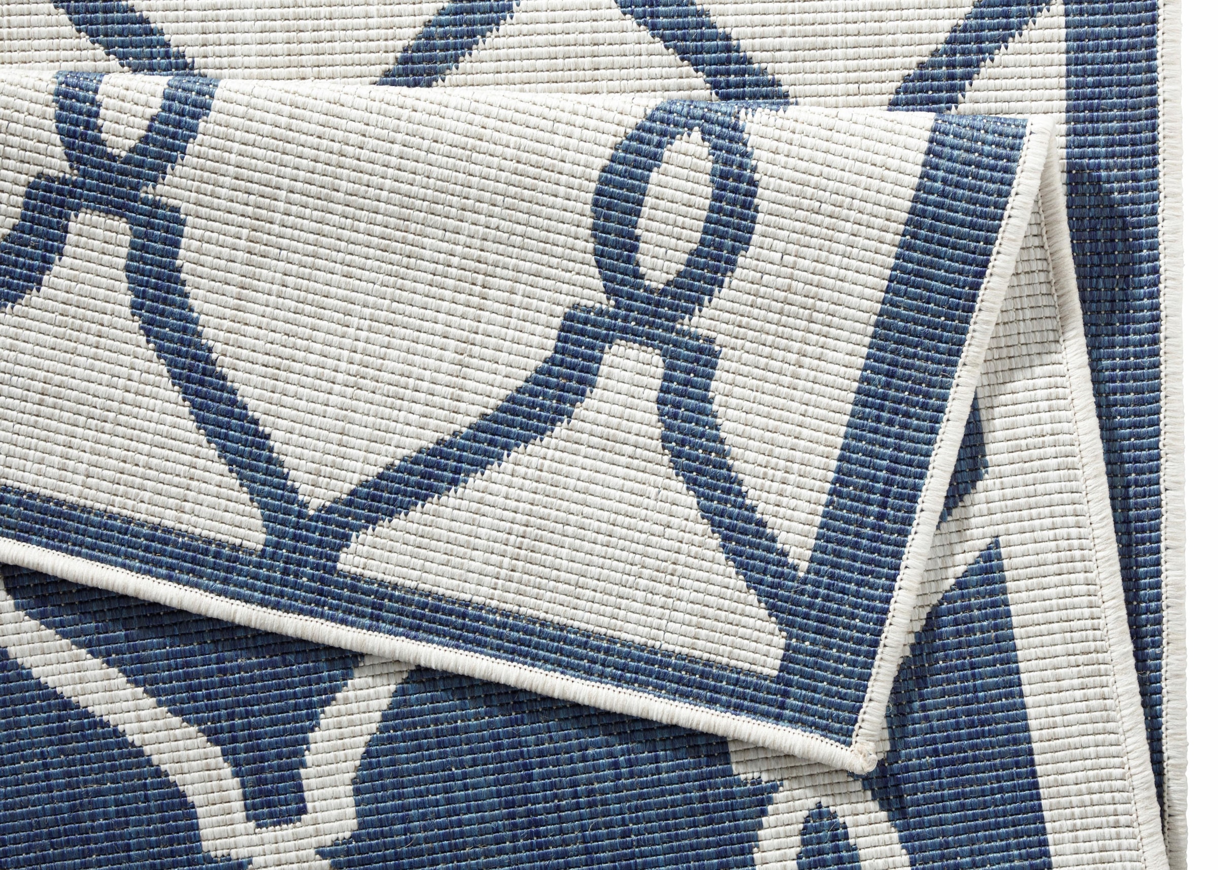NORTHRUGS Teppich »Rimini«, rechteckig, 5 mm Höhe, In-und Outdoor geeignet, Robust, Pflegeleicht, Flachgewebe, Wendbar