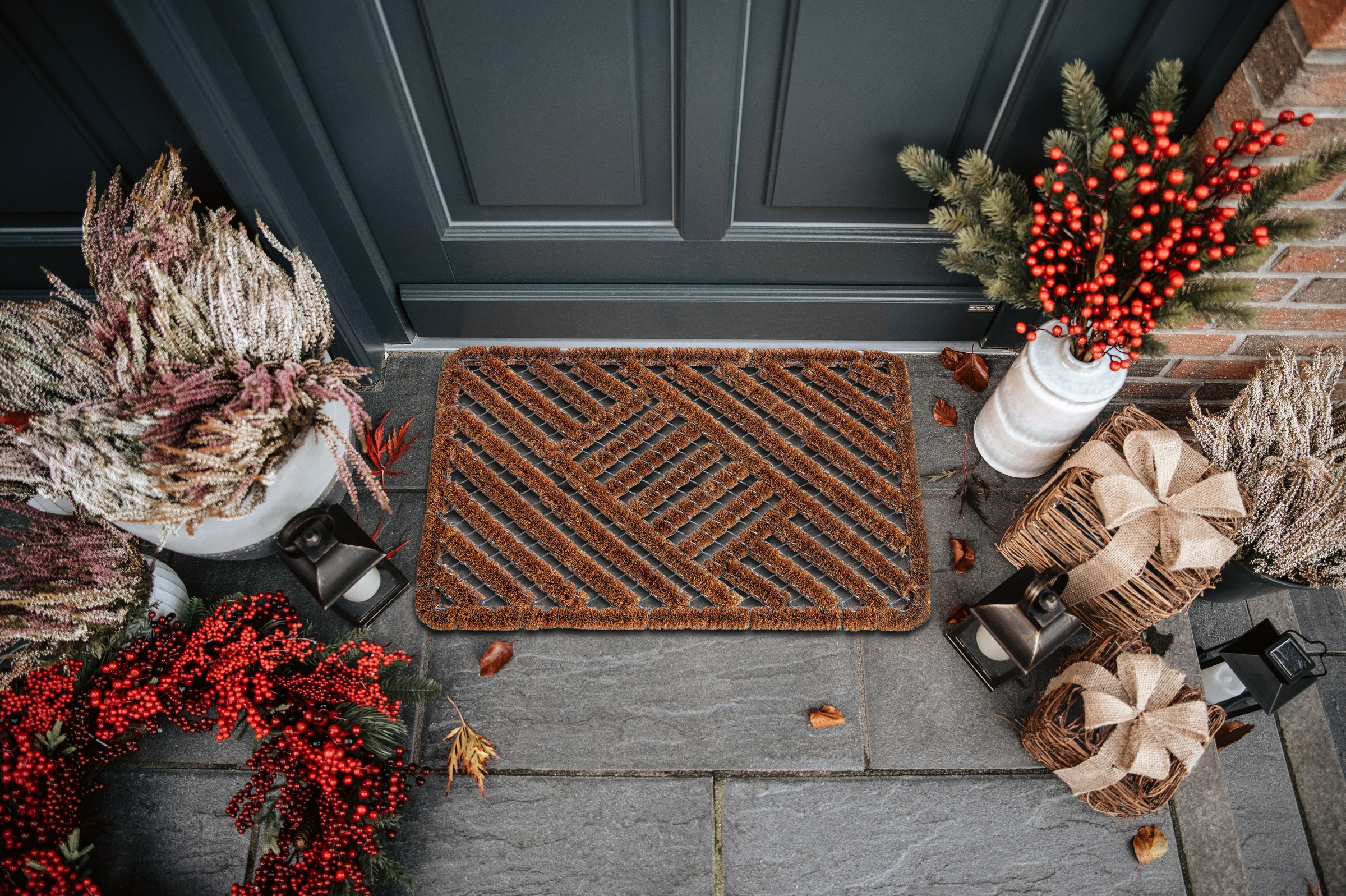 HANSE Home Fußmatte "Grid Brushes Mat, Türmatte" rechteckig 33 mm Höhe Gitt günstig online kaufen