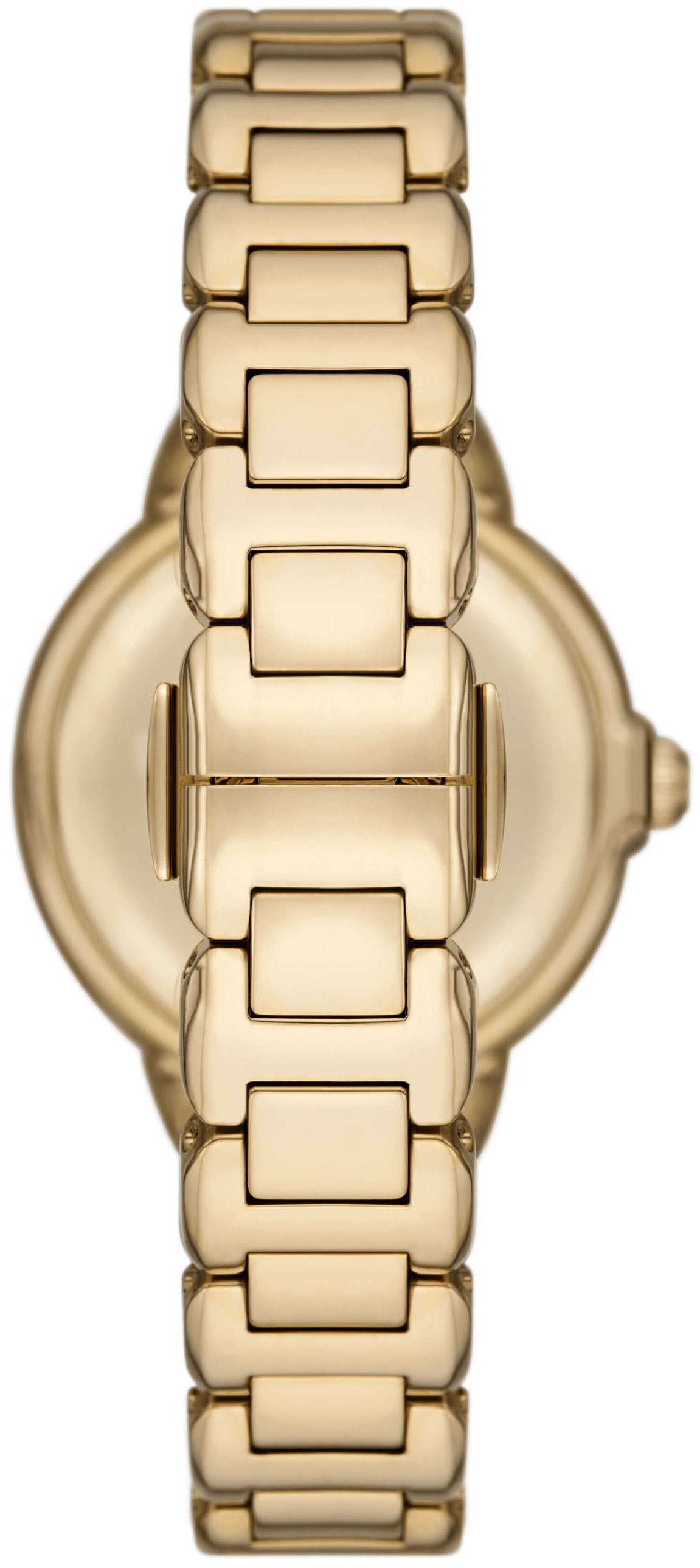 Emporio Armani Quarzuhr, Armbanduhr, Damenuhr, analog, Edelstahlarmband