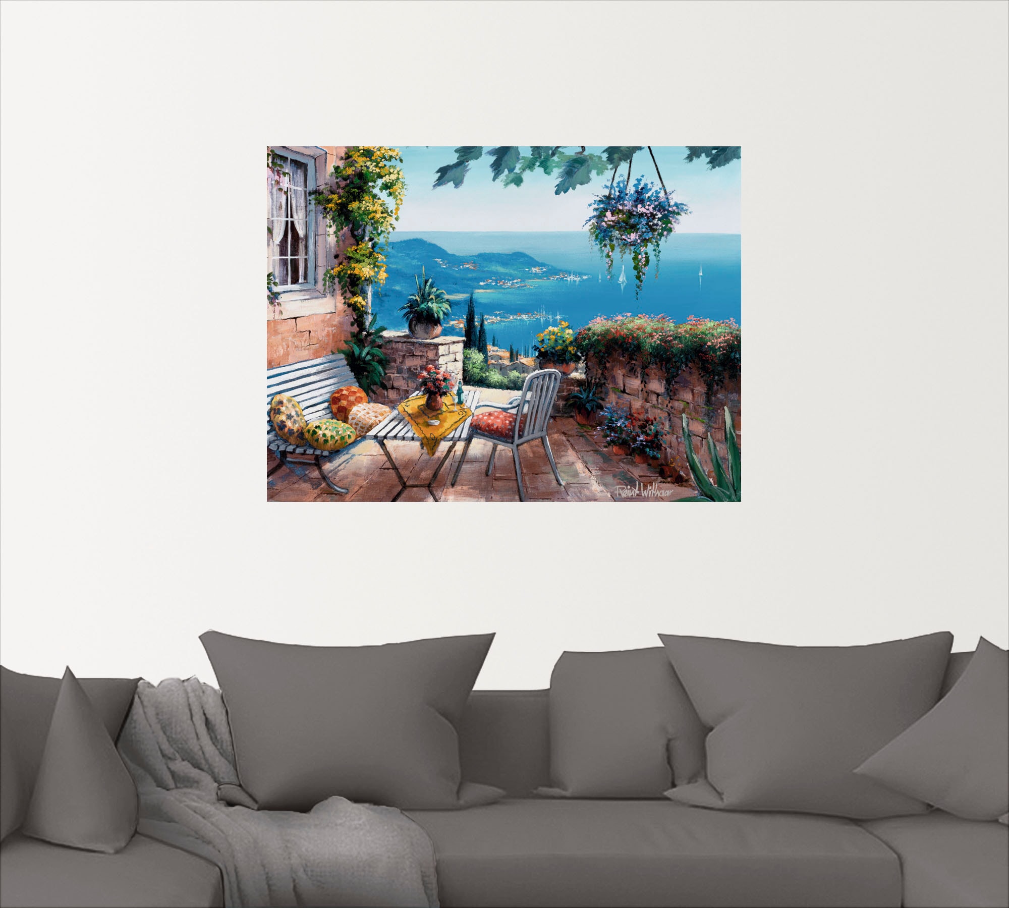 Artland Wandbild »Zeiten der Ruhe«, Garten, (1 St.), als Leinwandbild, Poster, Wandaufkleber in verschied. Größen