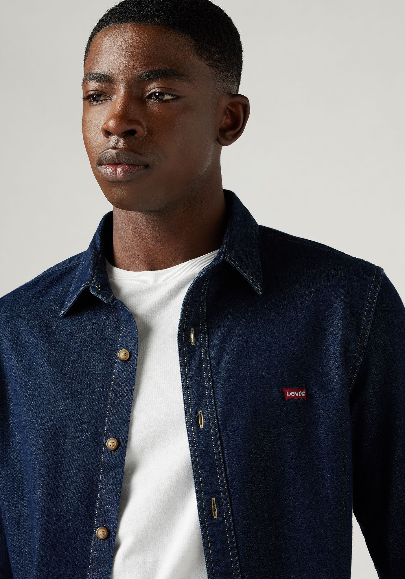 Levi's® Jeanshemd »LS BATTERY HM SHIRT SLIM«, aus pflegeleichtem Baumwollmix