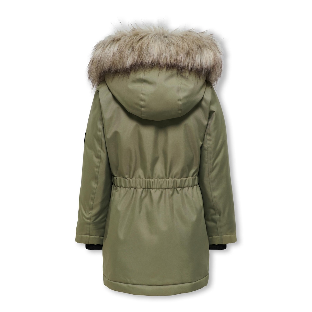 KIDS ONLY Winterjacke »KOGIRIS FUR PARKA OTW«, mit Kapuze