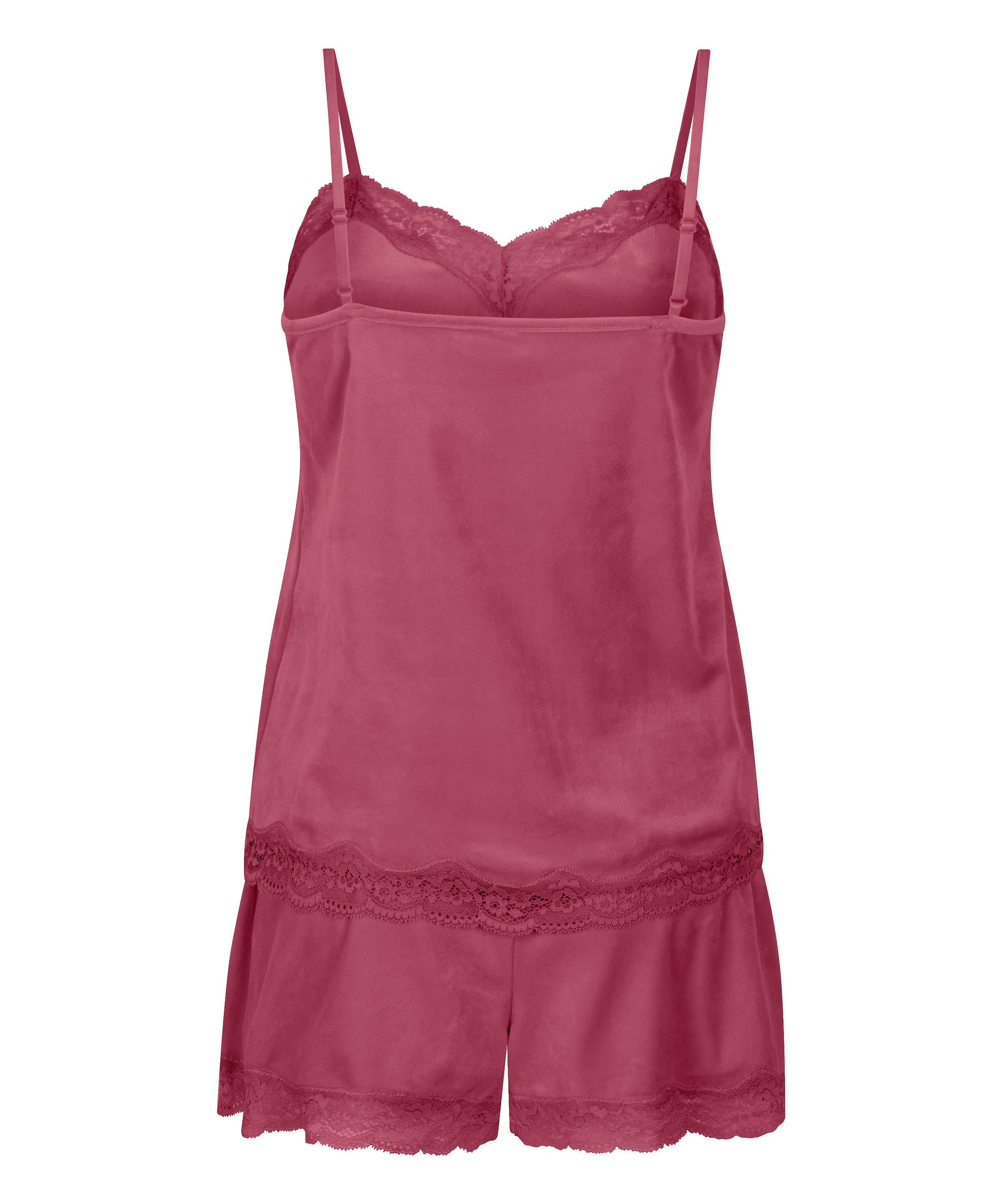 Hunkemöller Pyjama »Velours Lace Cami Top«