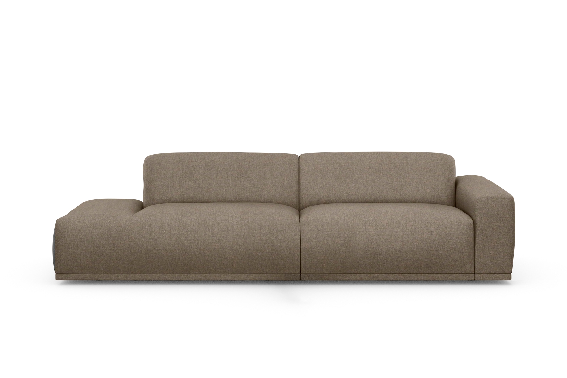 TRENDMANUFAKTUR Big-Sofa »Braga, mit hochwertigem Kaltschaum, Megasofa, in Cord erhältlich«, modernes Big-Sofa, Couch mit hohem Sitzkomfort, 277/72/107 cm (B/H/T)