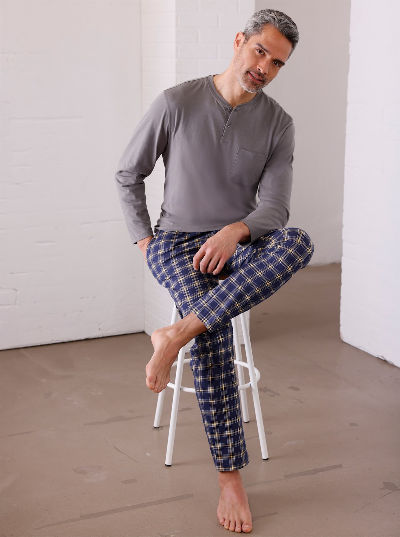 Langarmshirt "Schlafanzug-Shirt", 1 Stk. günstig online kaufen