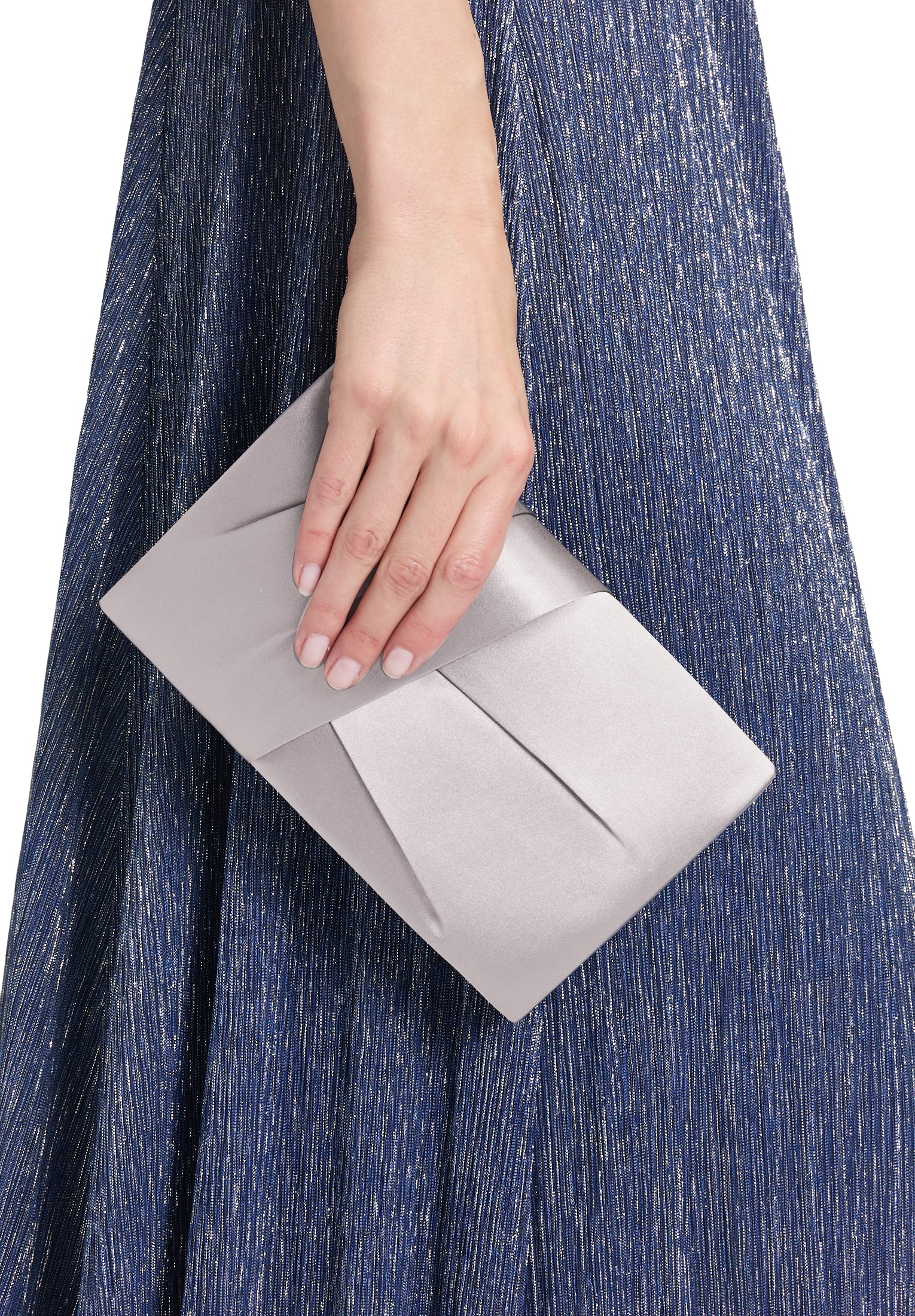 Vera Mont Abendtasche "Vera Mont Damen Clutch-Tasche unifarben", Falten günstig online kaufen