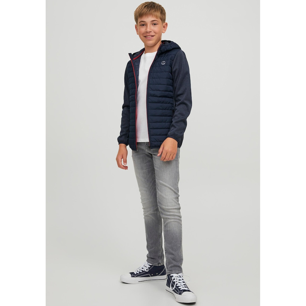 Jack & Jones Junior Hybridjacke »JJEMULTI QUILTED JACKET NOOS JNR«, mit Kapuze