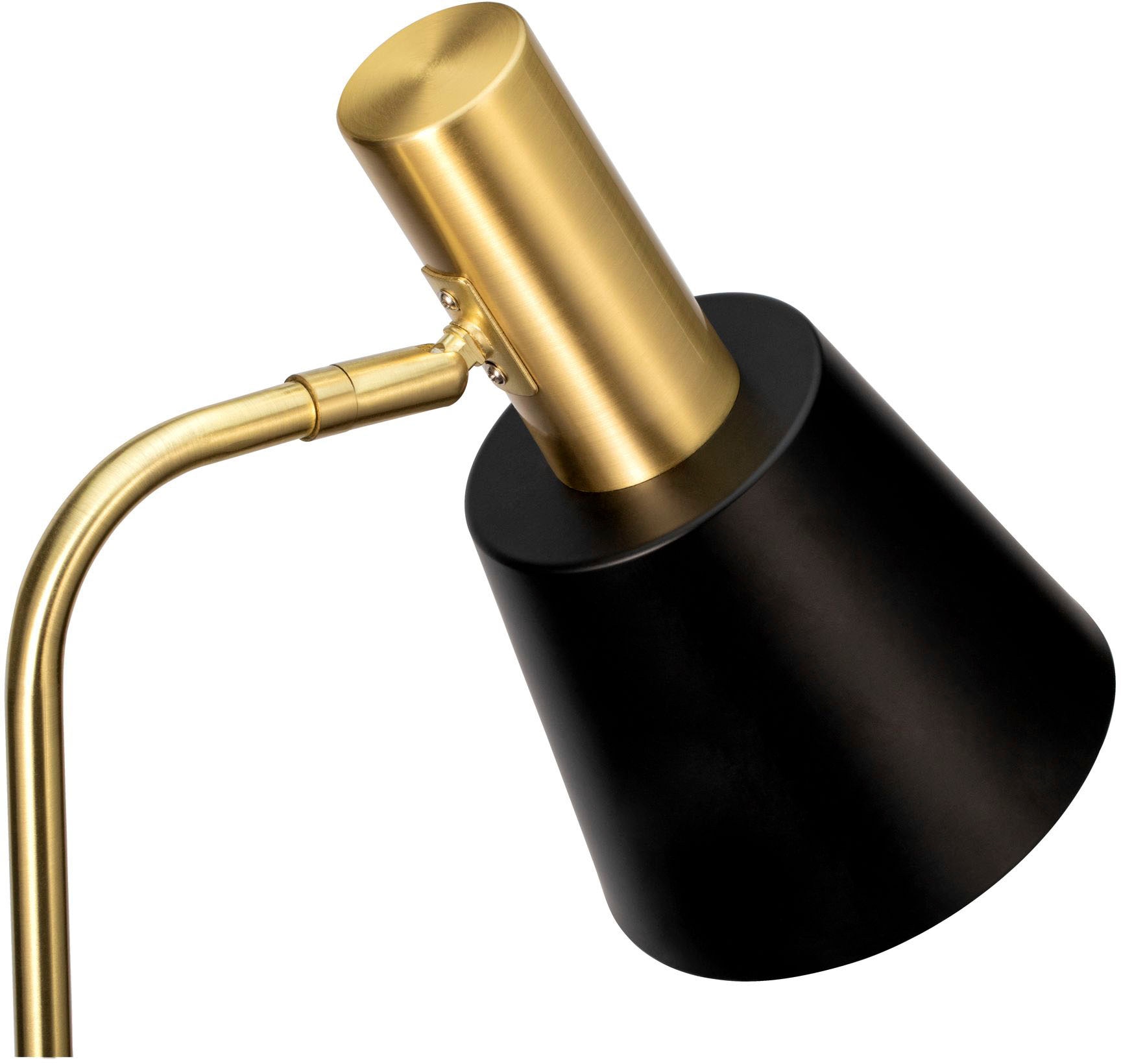 1 Pauleen | Stehlampe flammig-flammig, »Grand BAUR Gold, Metall Elegance«, E27, Schwarz,