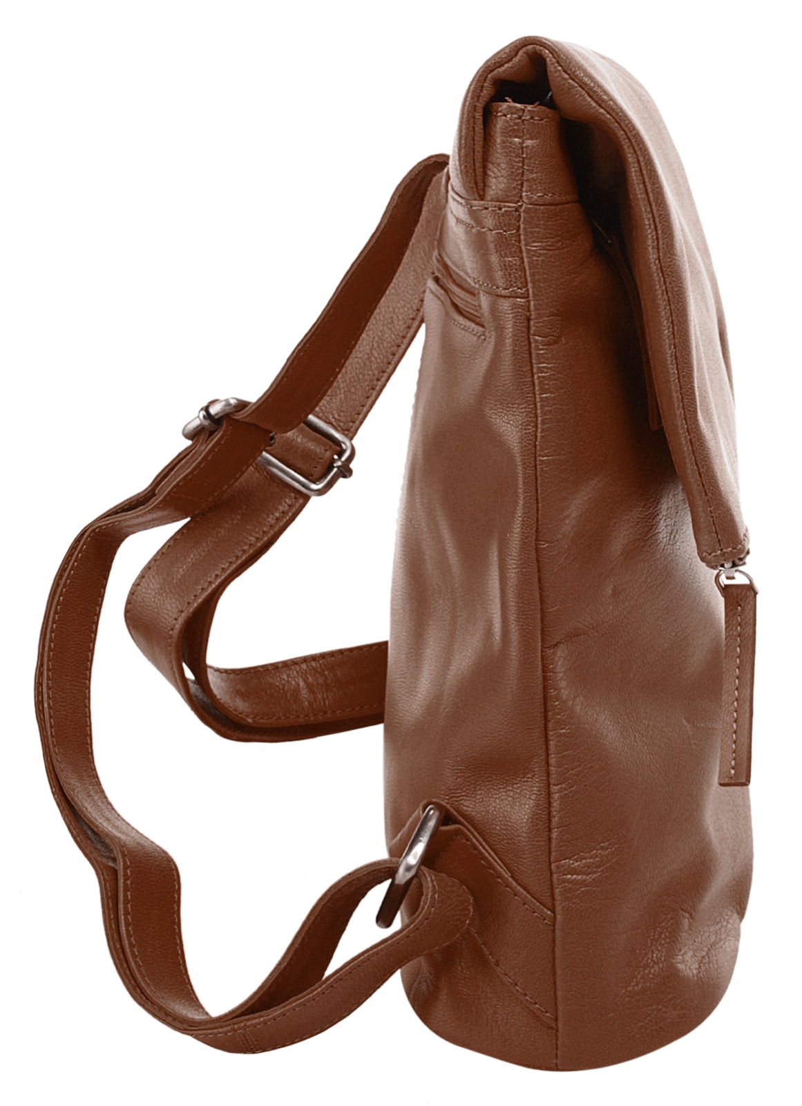 WouWou Cityrucksack, echt Leder