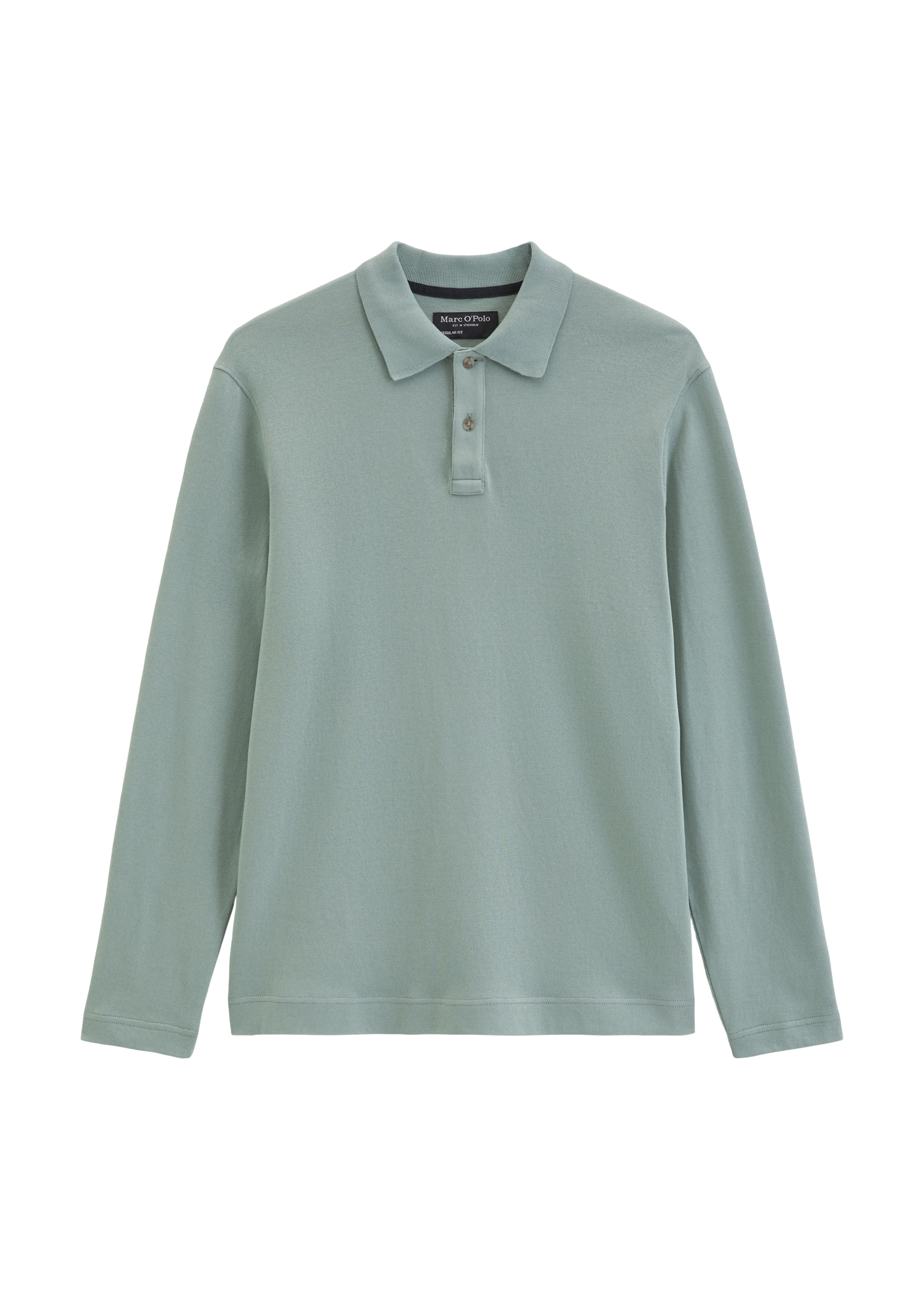 Marc O'Polo Langarm-Poloshirt »aus reiner Bio-Baumwolle«