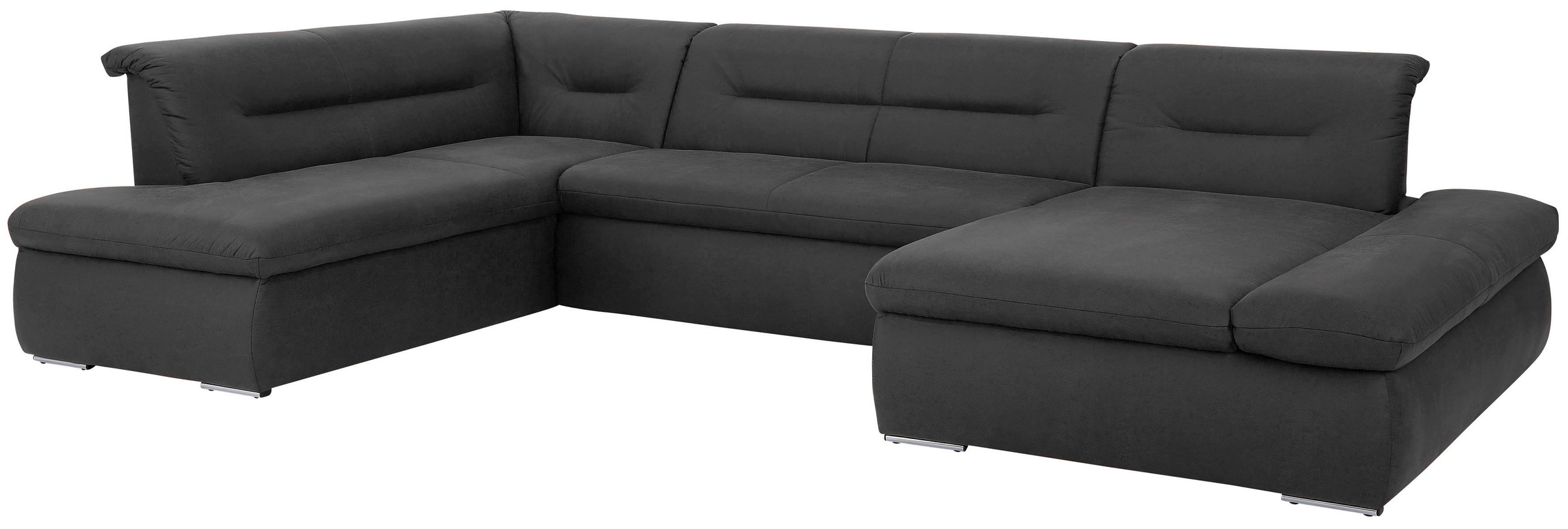 Home affaire Wohnlandschaft "Avesa U-Form" Wahlweise mit Armteilverstellung günstig online kaufen