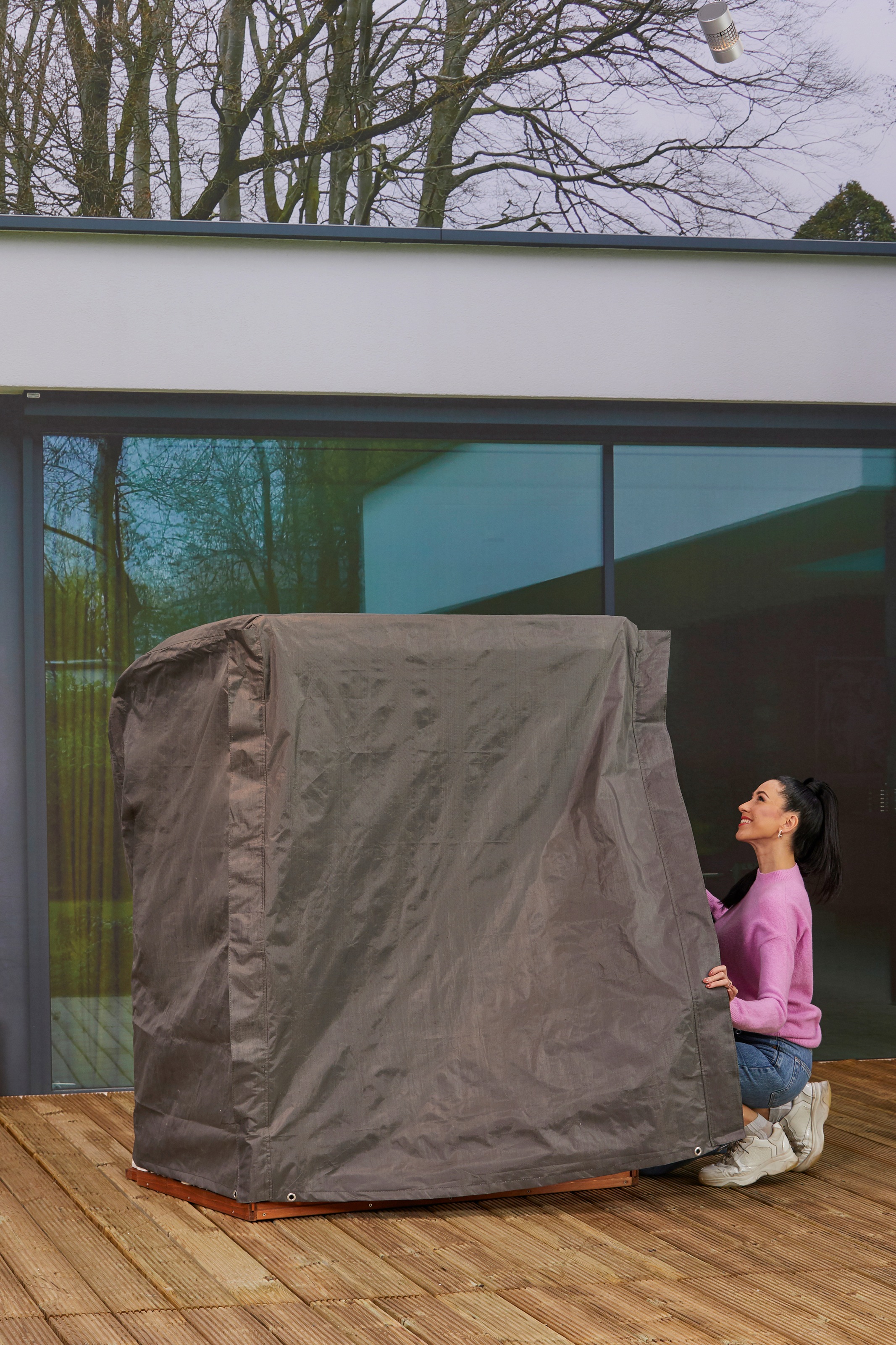 winza outdoor covers Strandkorb-Schutzhülle »Outdoor Cover«, wasserdicht, UV beständig, erhältlich in verschiedenen Größen