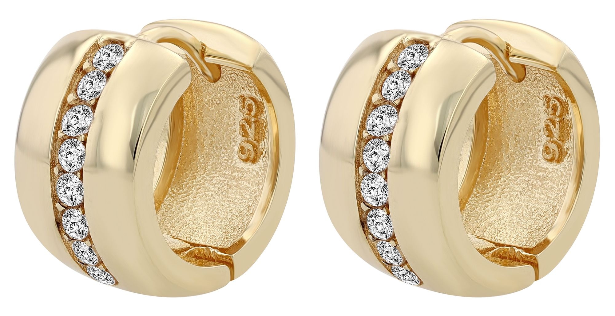 Adelia´s Paar Creolen »Damen Ohrringe – Creole aus 925 Silber« Ein stilvolles Geschenk für besondere Momente