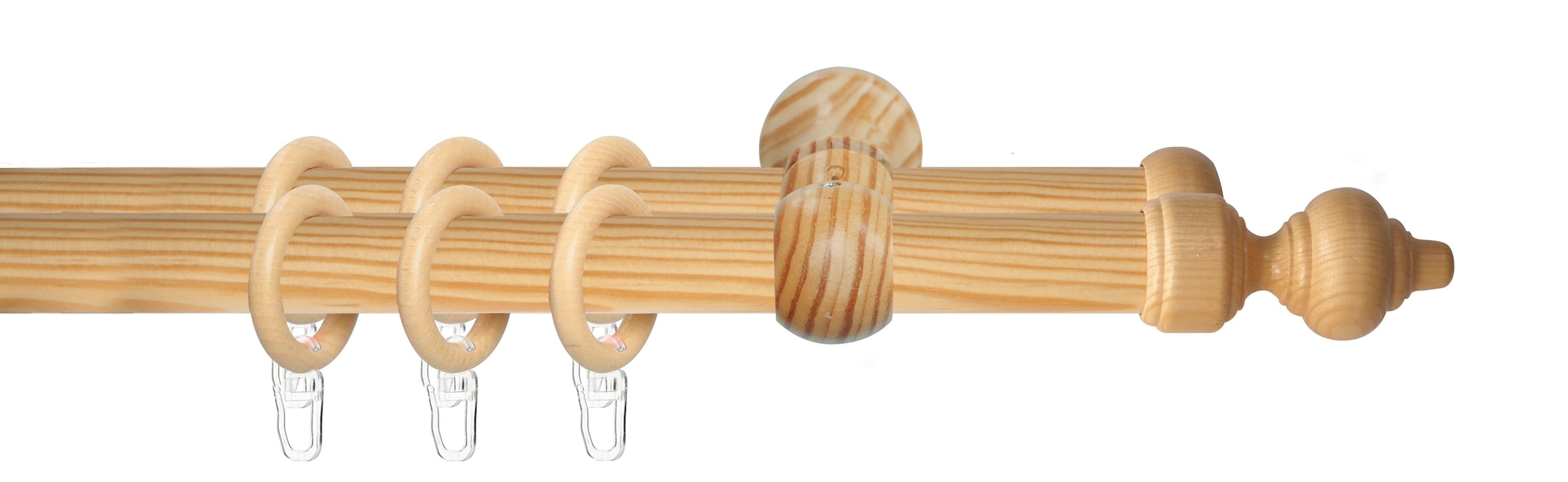 Good Life Gardinenstange "Trend" Ø 28 mm 2 läufig-läufig Fixmaß günstig online kaufen