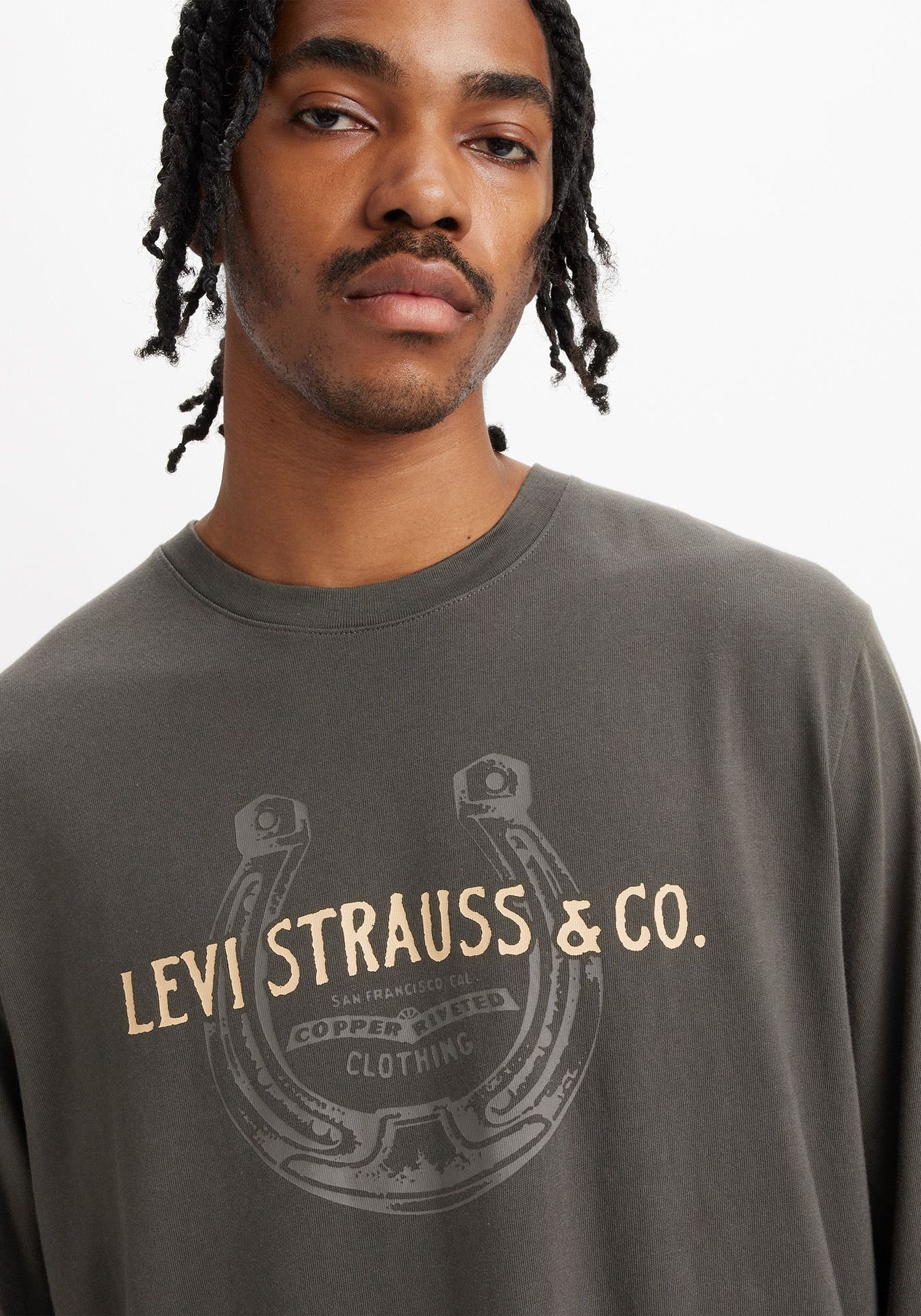 Levi's® Langarmshirt »RELAXED LS GRAPHIC TEE«, mit Logo Druck