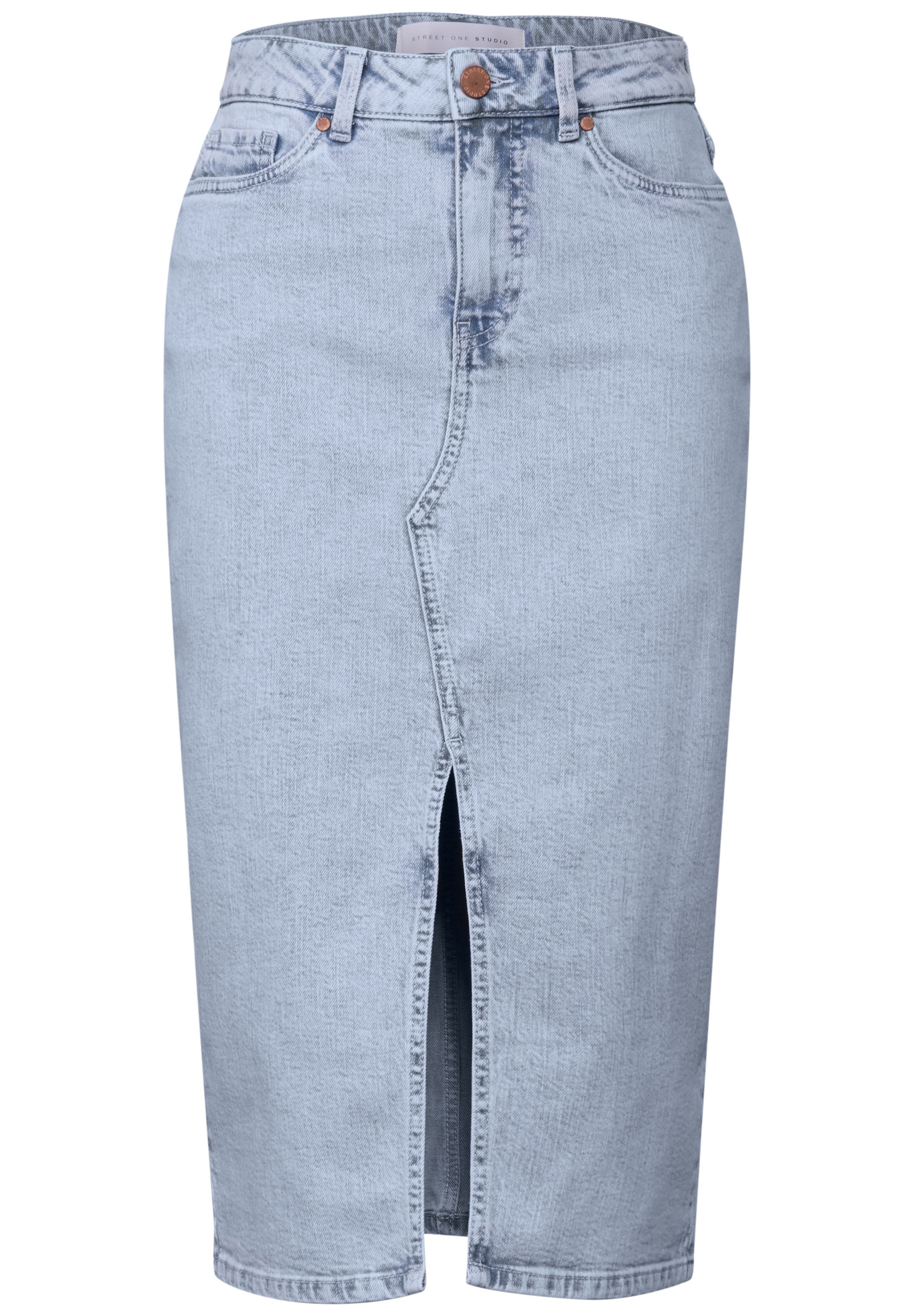 STREET ONE STUDIO Jeansrock, mit Schlitz