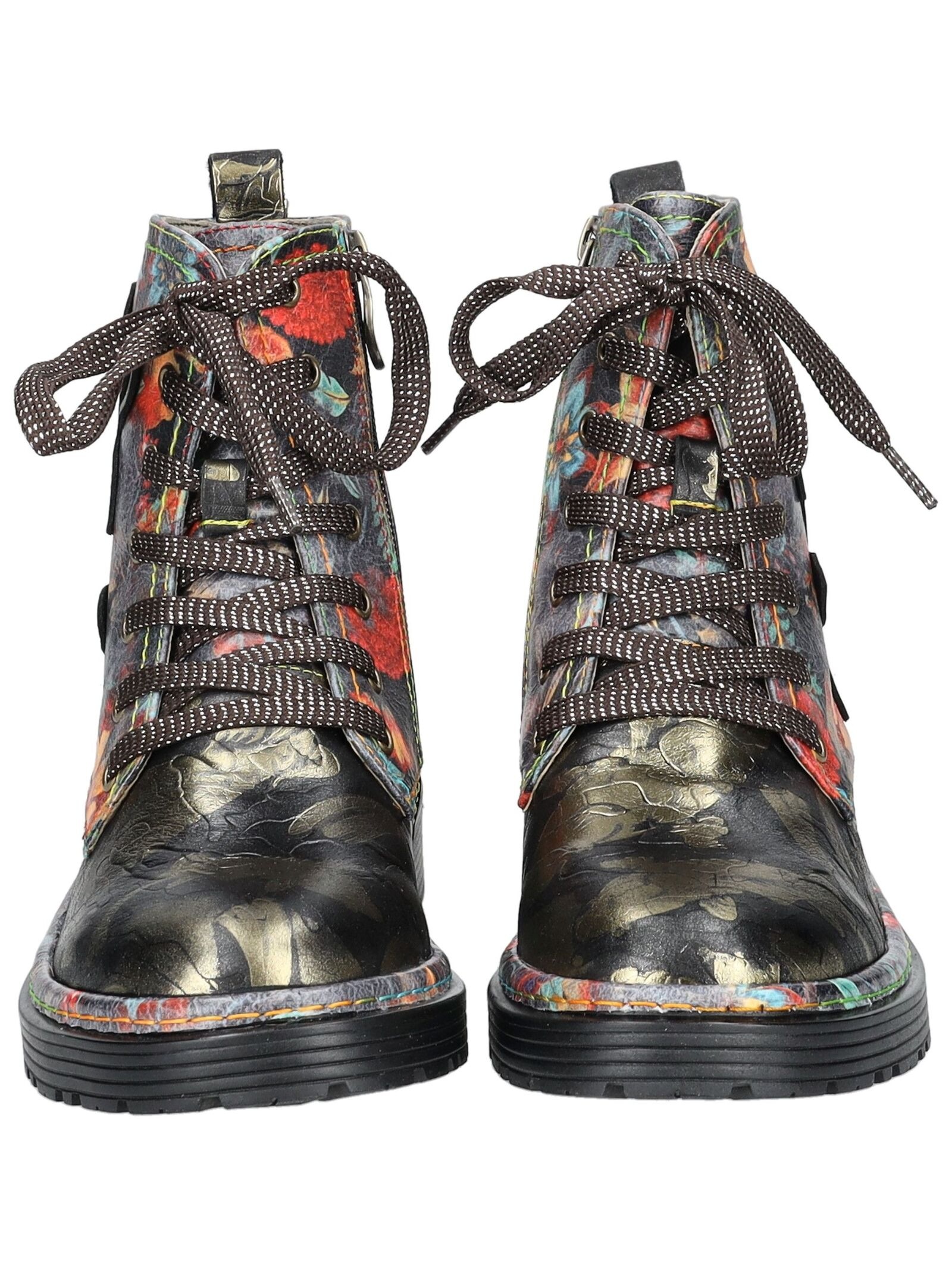 LAURA VITA Schnürstiefelette »LAURA VITA Stiefelette Leder/Textil«
