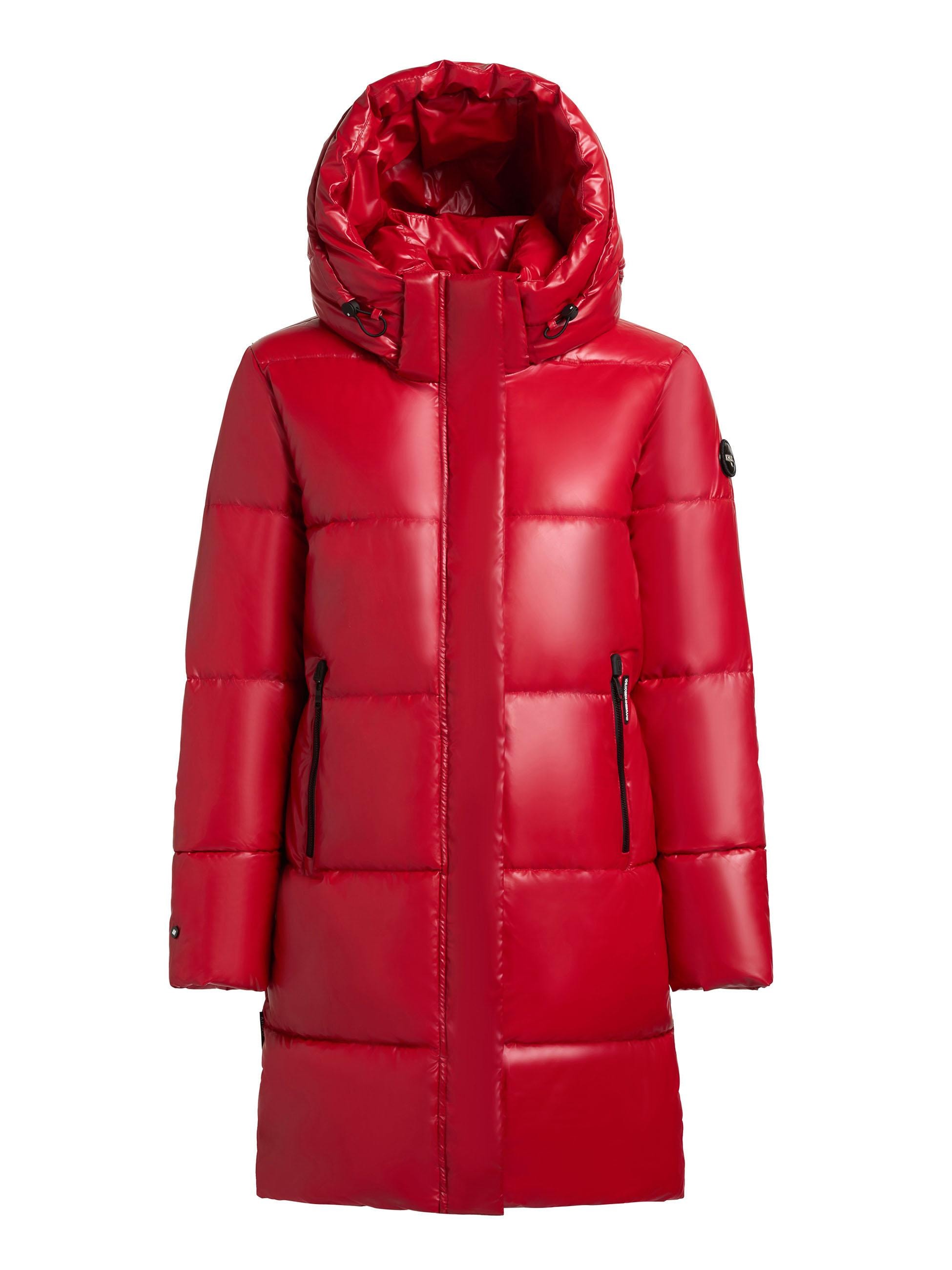 khujo Steppmantel »Haya Shiny-YM«, Wasserdichter gesteppter Damen Winter Kurzmantel