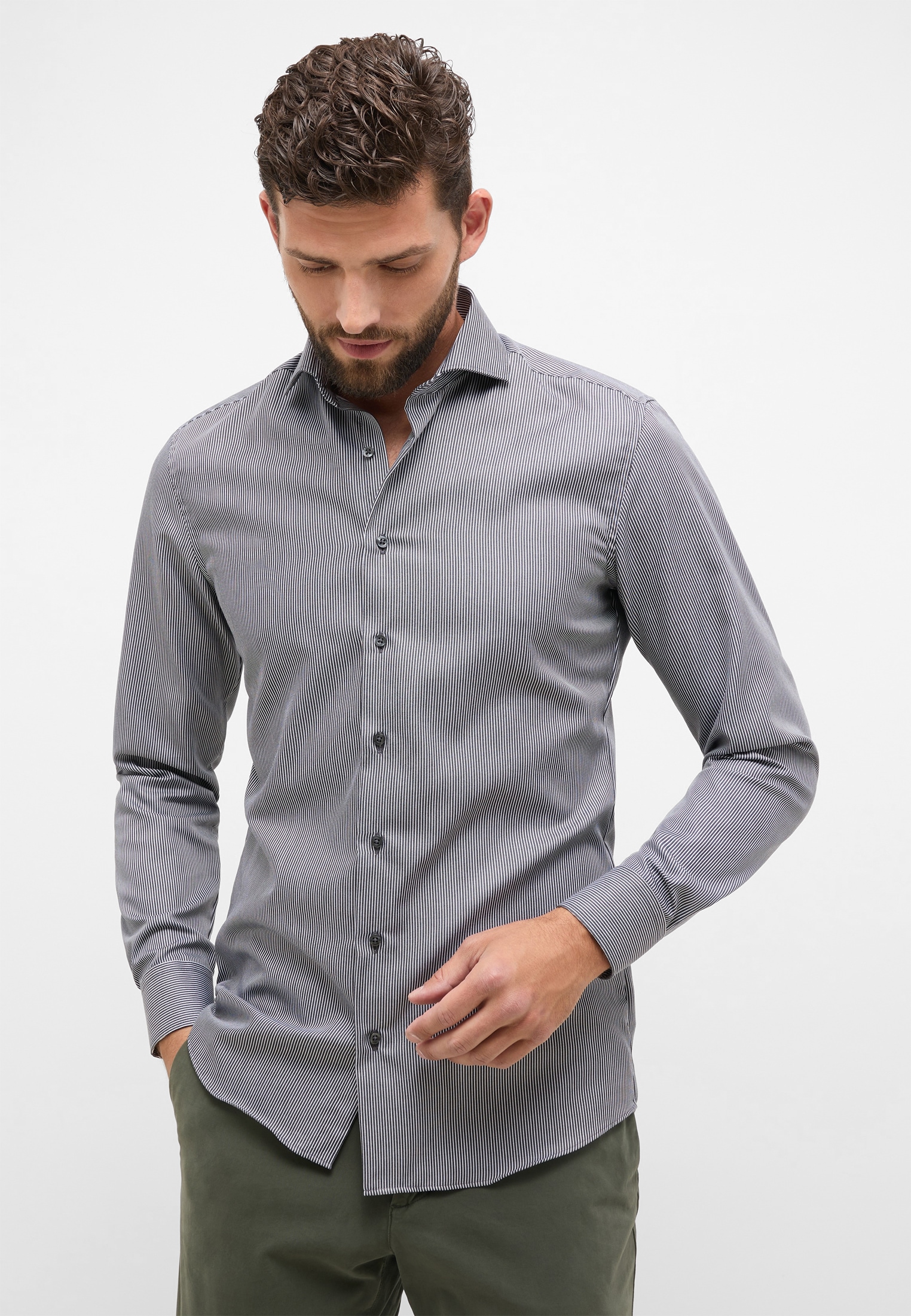 Eterna Langarmhemd "SLIM FIT" günstig online kaufen