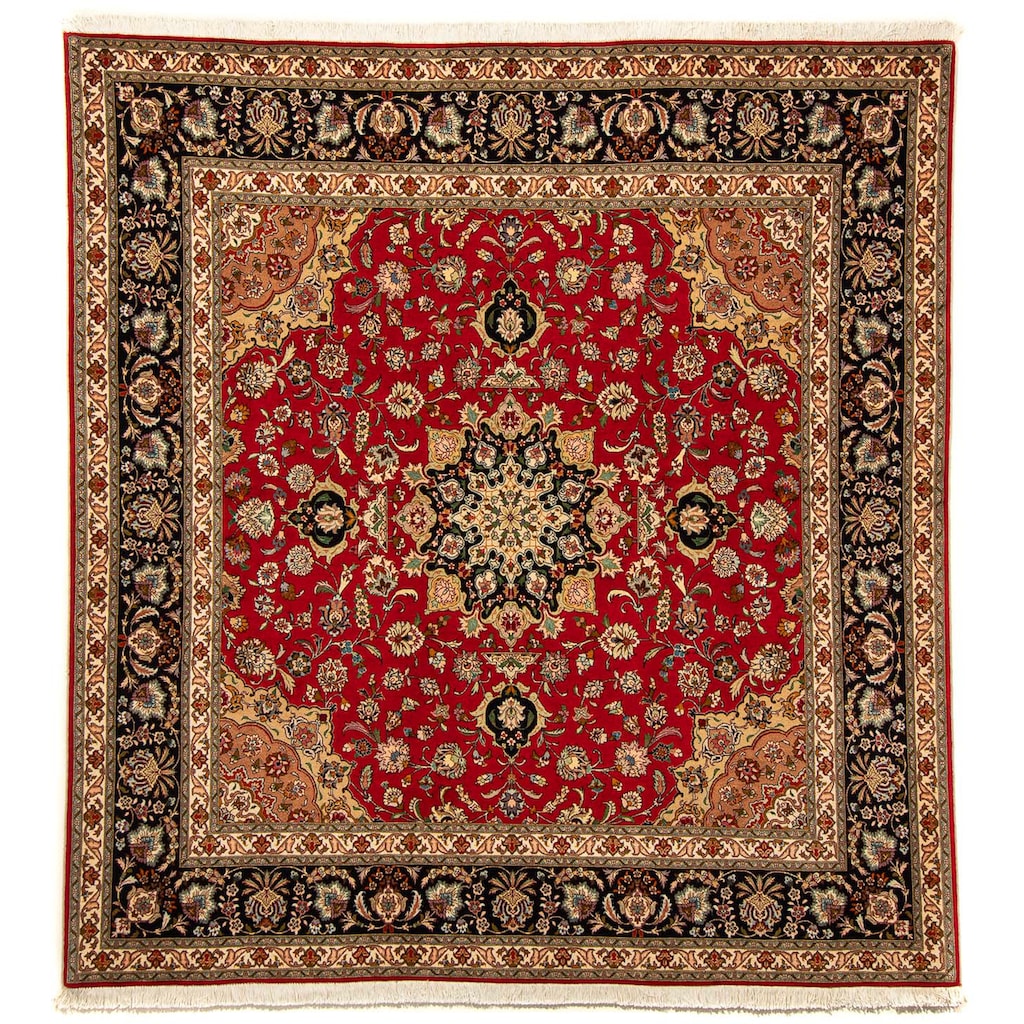 morgenland Orientteppich »Perser - Täbriz - Royal quadratisch - 208 x 200 cm - rot«, quadratisch