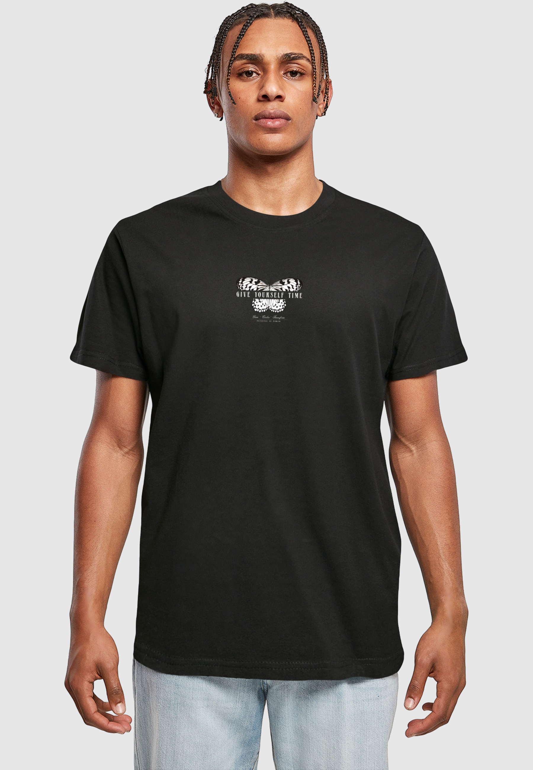 MisterTee T-Shirt »MisterTee Herren Give Yourself Time Tee« 1 Stk.