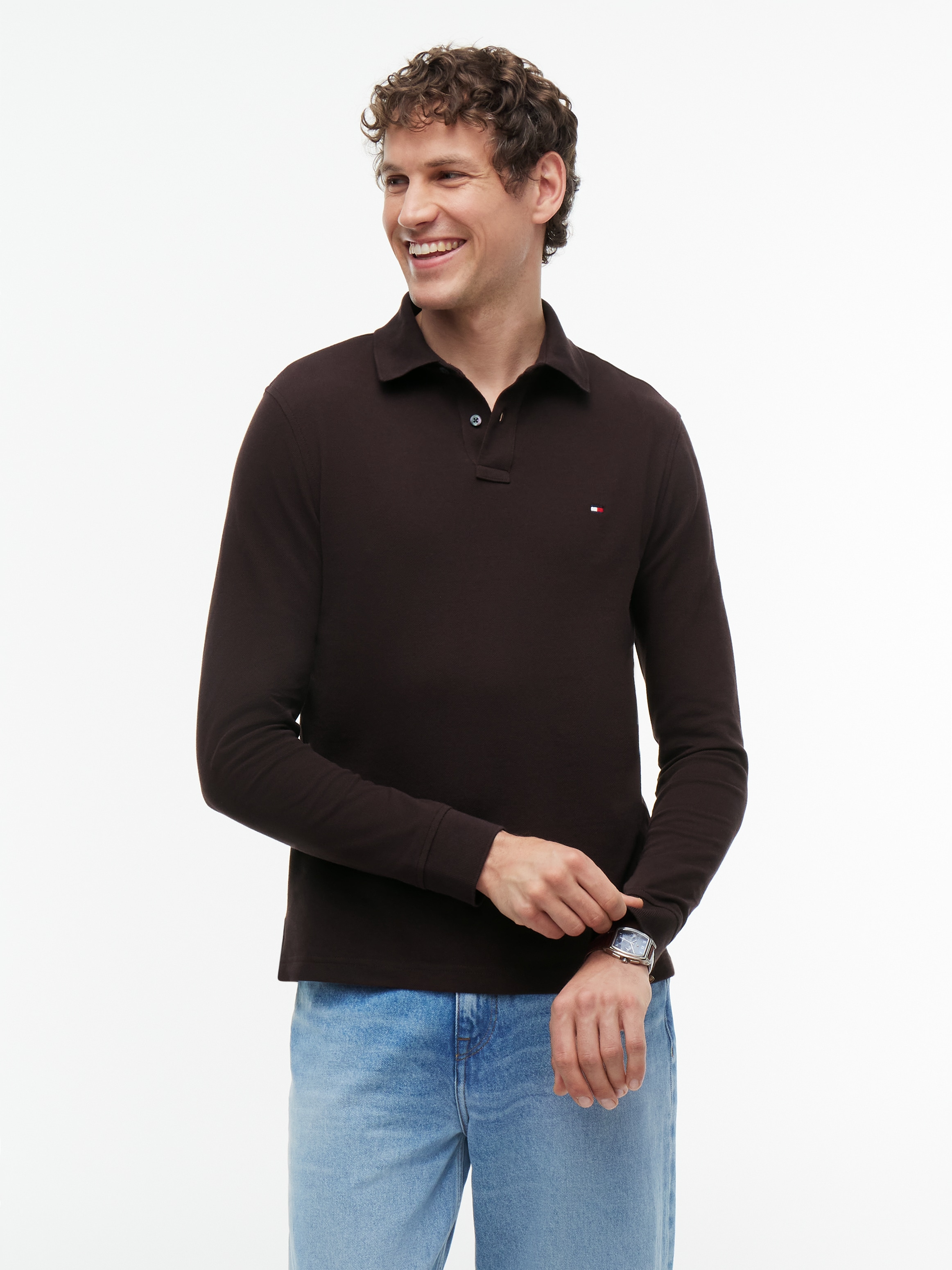 Tommy Hilfiger Langarm-Poloshirt »1985 REGULAR LS POLO«